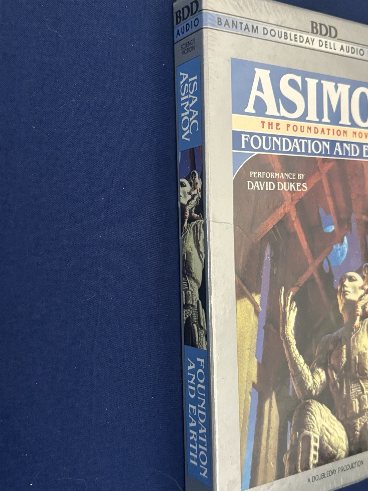 SEALED Asimov «Foundation and Earth» Audiobook 180 min 1994 Bantam Doubleday