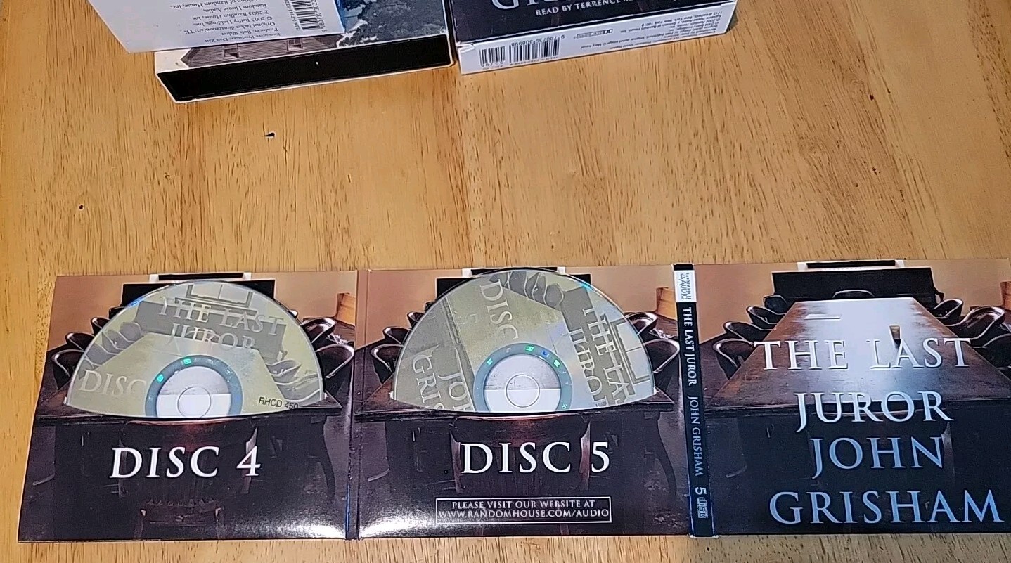 Lot of 3 John Grisham Audiobooks Cassette & CD: The King Of Torts Painted House
