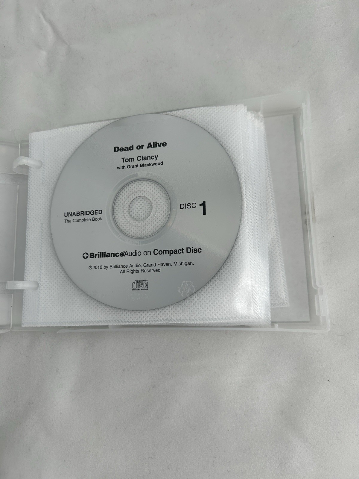 Tom Clancy & Grant Blackwood Dead or Alive Unabridged Audiobook CD 20h48m