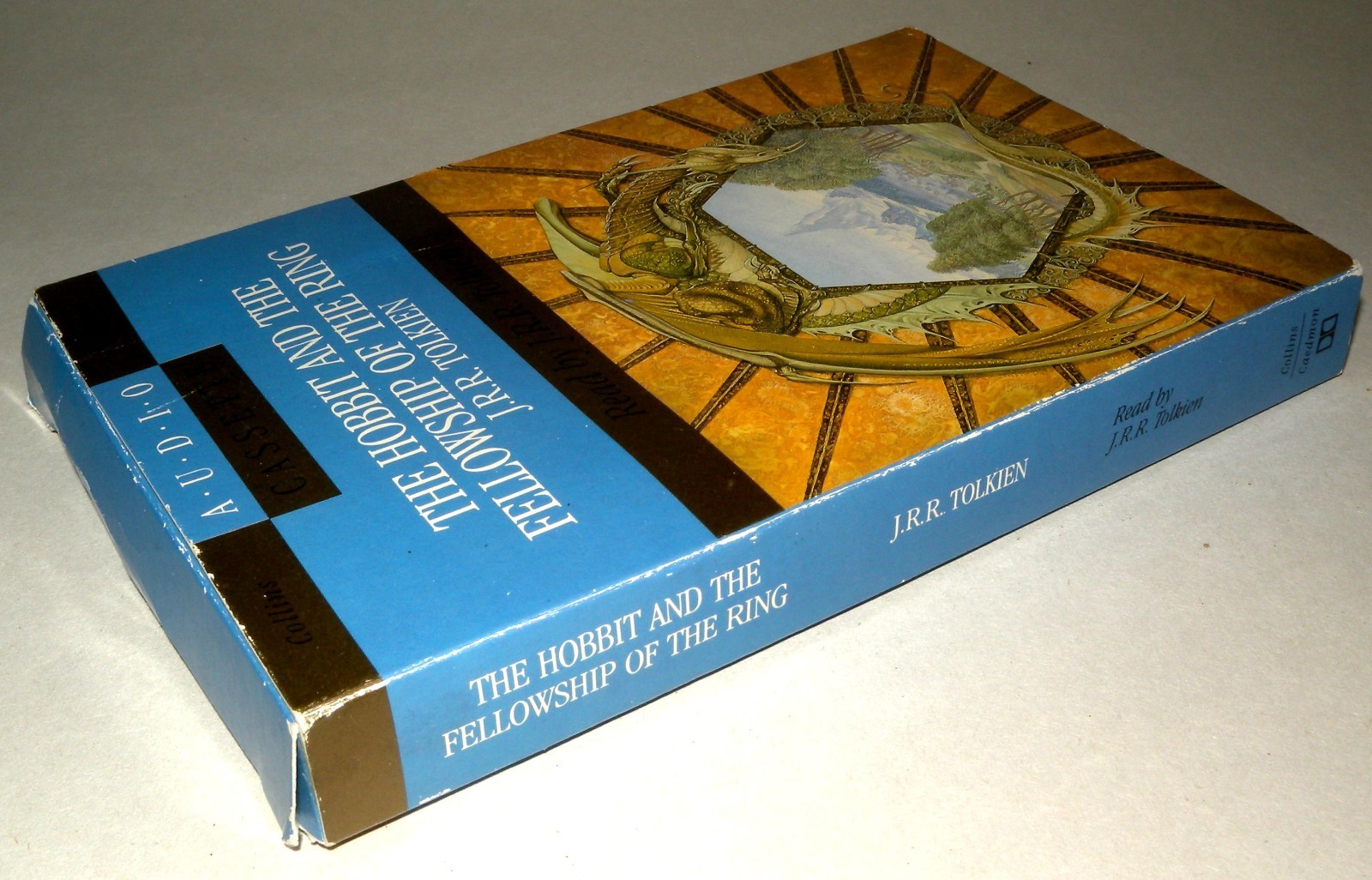 Tolkien Hobbit Fellowship Ring 1975 Audio Cassette Box Set Caedmon Collins