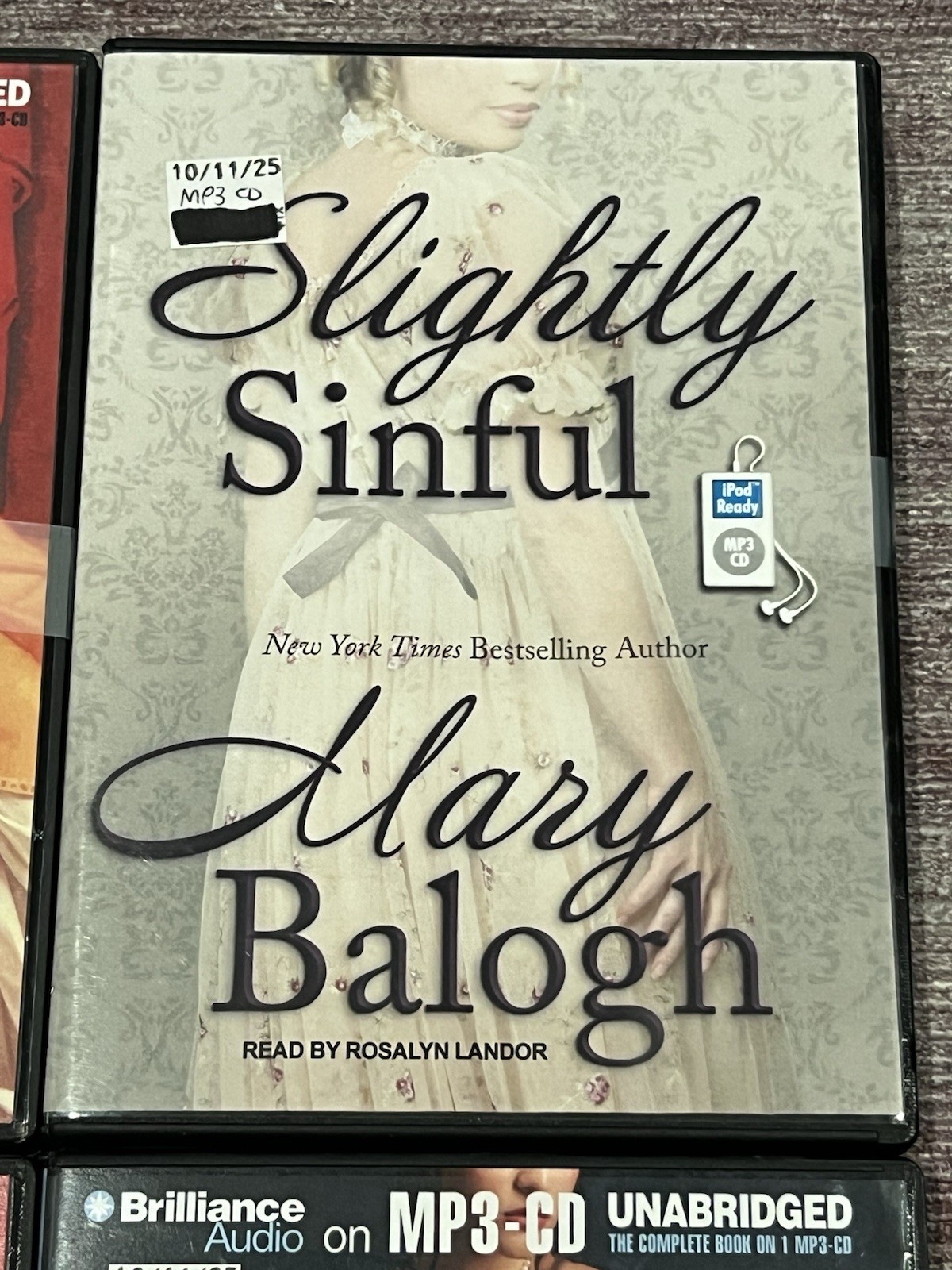 Mary Balogh Romance Series (Brilliance Audiobook MP3-CD Set Of 4) Very Good !