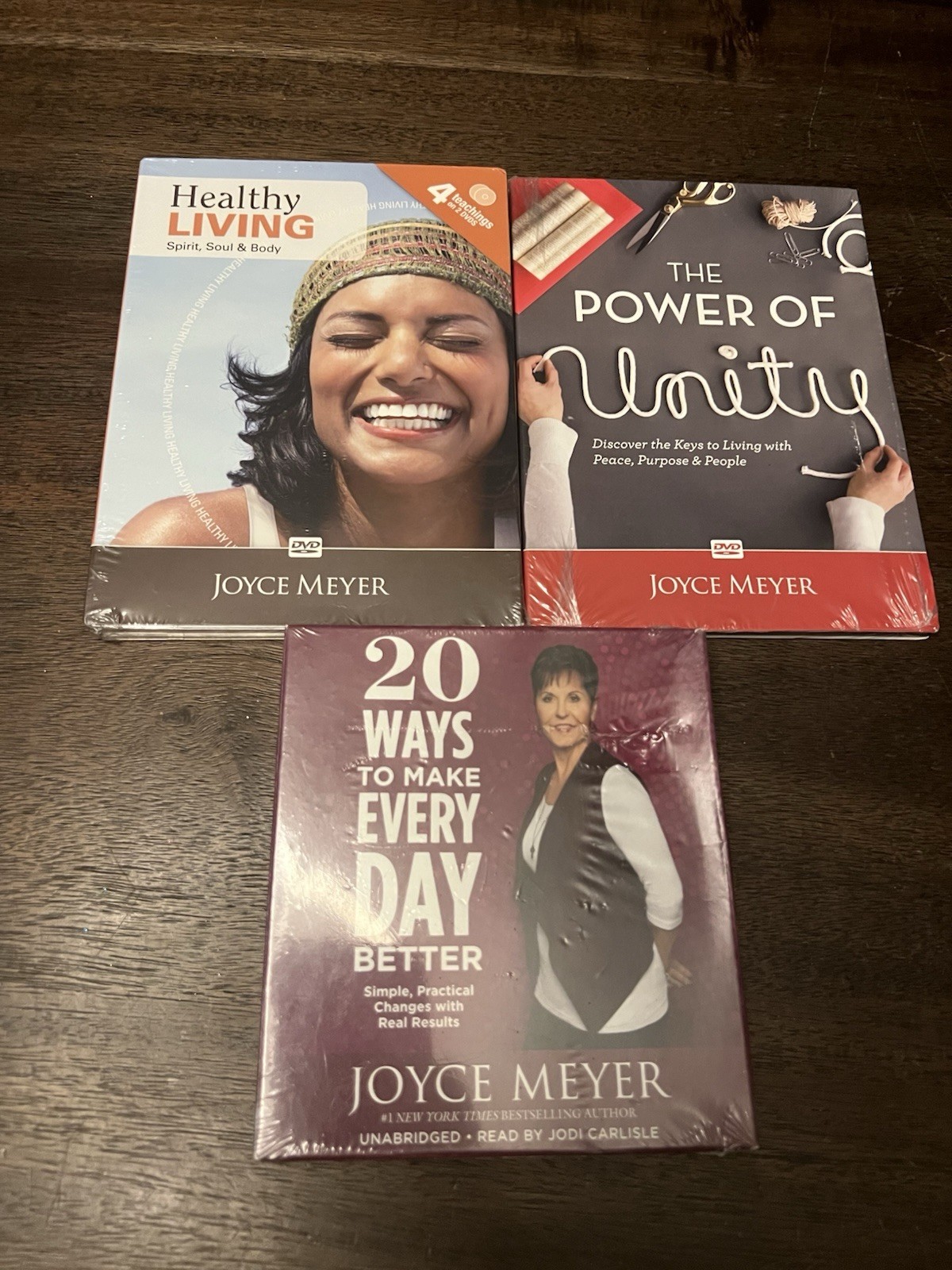 Lot of 41 Different Joyce Meyer Christian Audio CD/DVD Sets See Pic Open/ Sealed