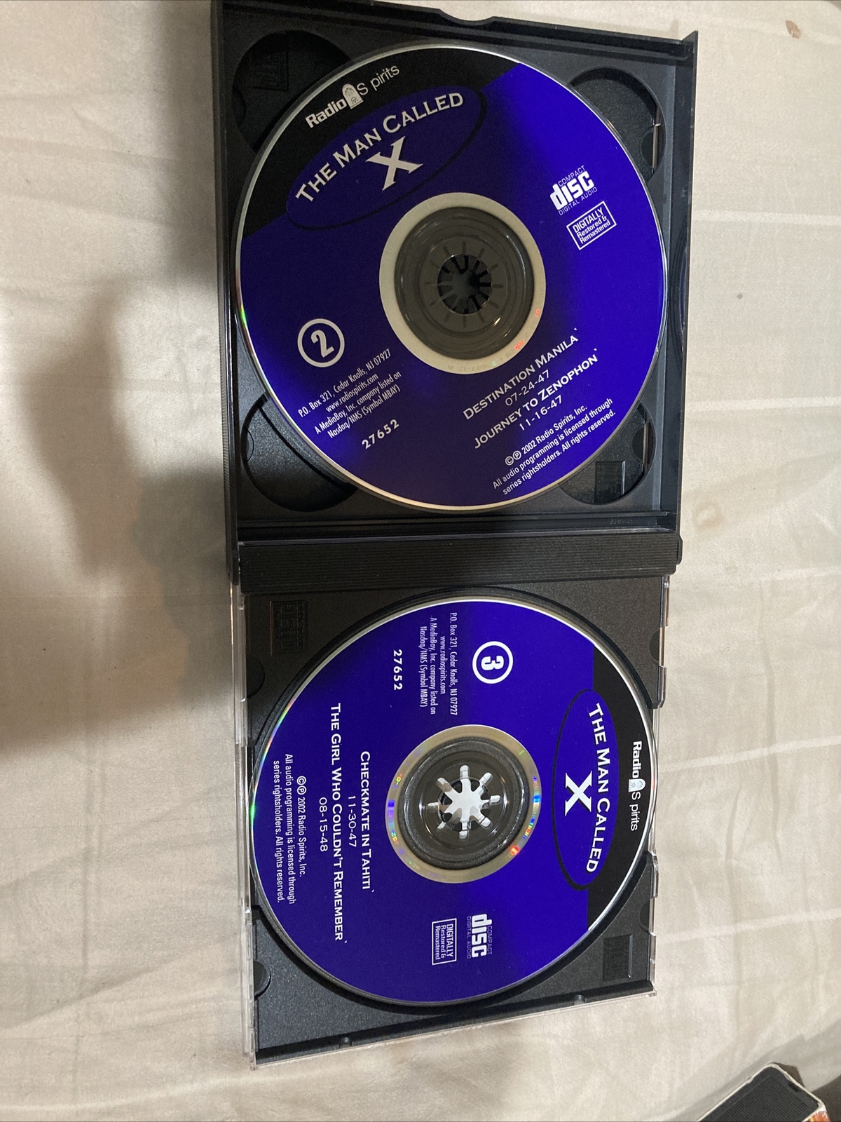 The Man Called X: Radio Spirits OOP 3 CD Set Herbert Marshall Mail 2002