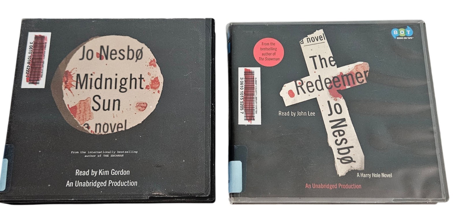 The Redeemer & Midnight Sun Audiobooks Audio Books CDs By Jo Nesbo Lot of 2