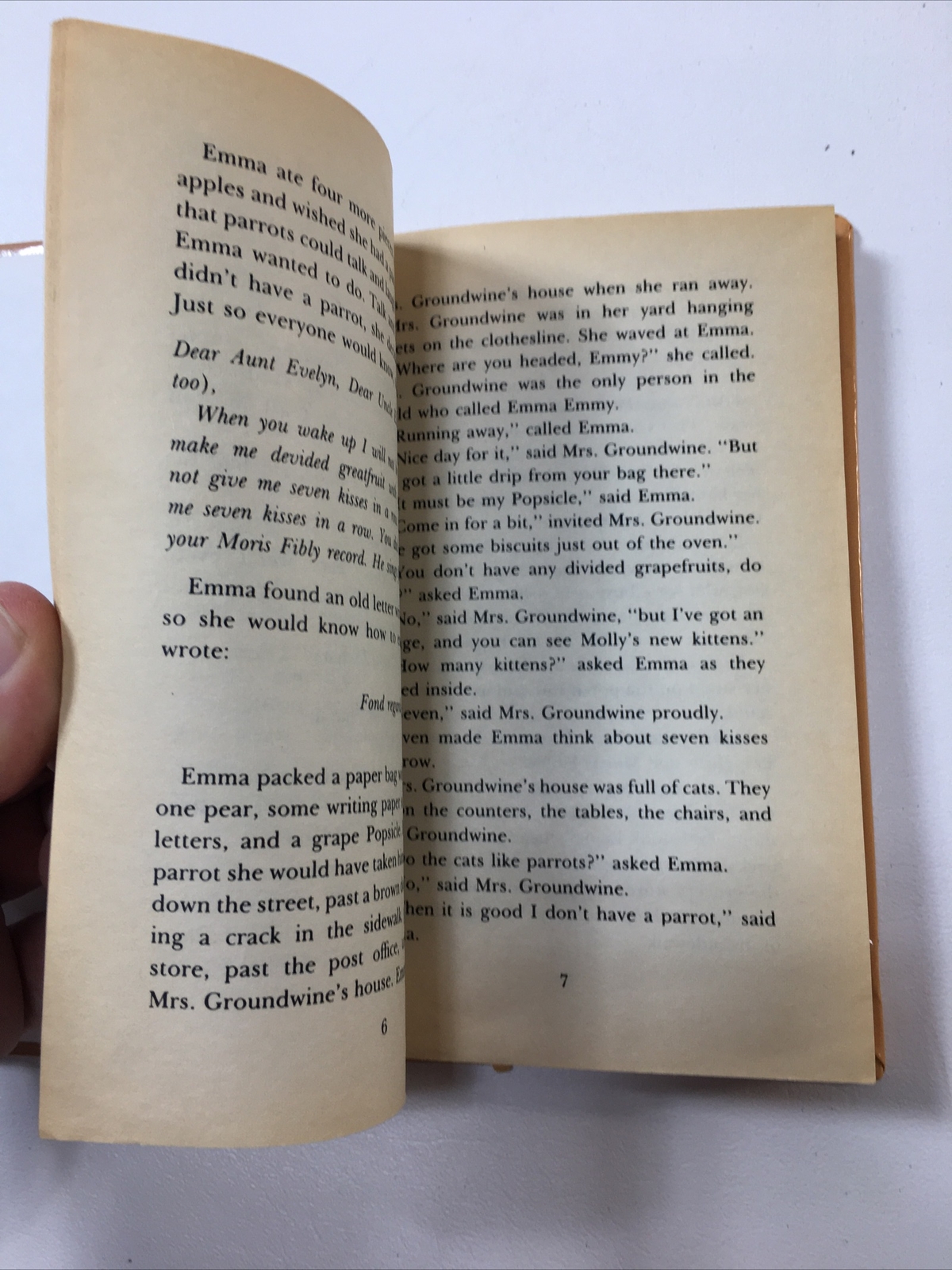 Seven Kisses in a Row — Patricia Maclachlan (1983, Hardcover)