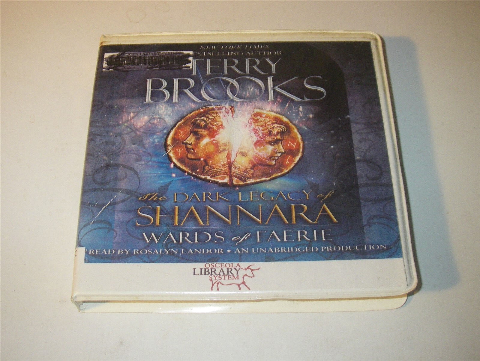 TERRY BROOKS THE DARK LEGACY SHANNARA WARDS OF FAERIE CD AUDIOBOOK CB33