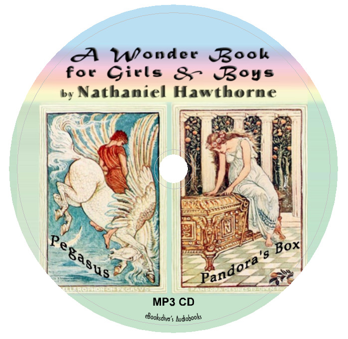 A Wonder Book for Girls and Boys Nathaniel Hawthorne Audiobook in 1 MP3 Audio CD