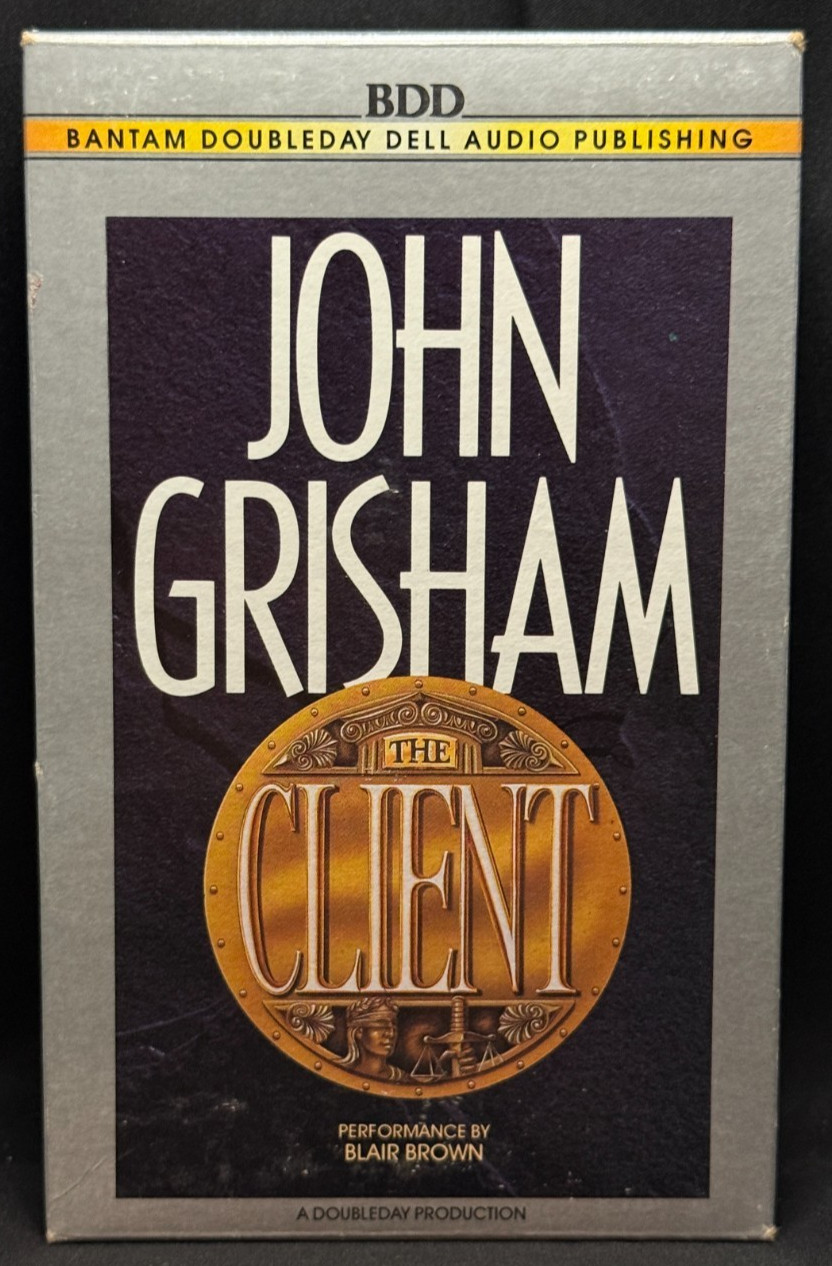 John Grisham — The Client — Audio Book — Cassette Tape — Narrated by Blair Brown