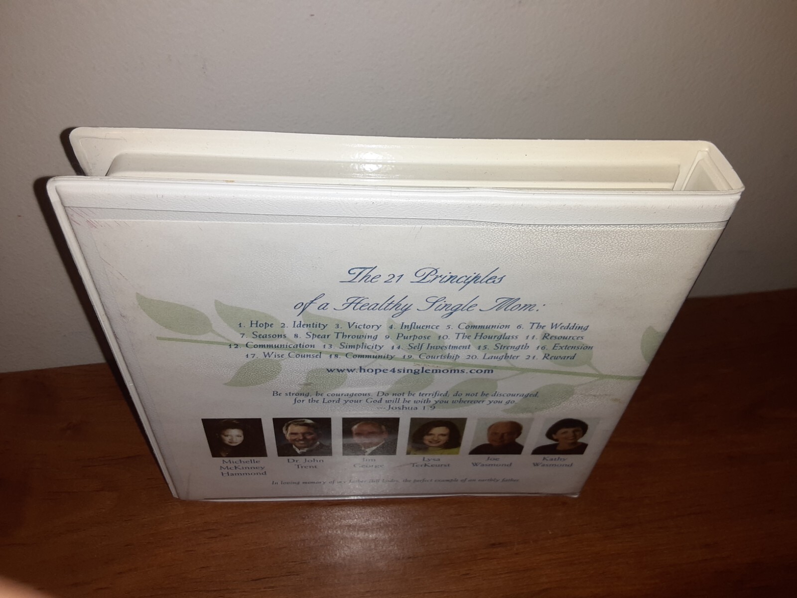 HOPE & HELP for the Single Mom — Session 4, Principles 16-21 CD & DVD 8-Disc Set