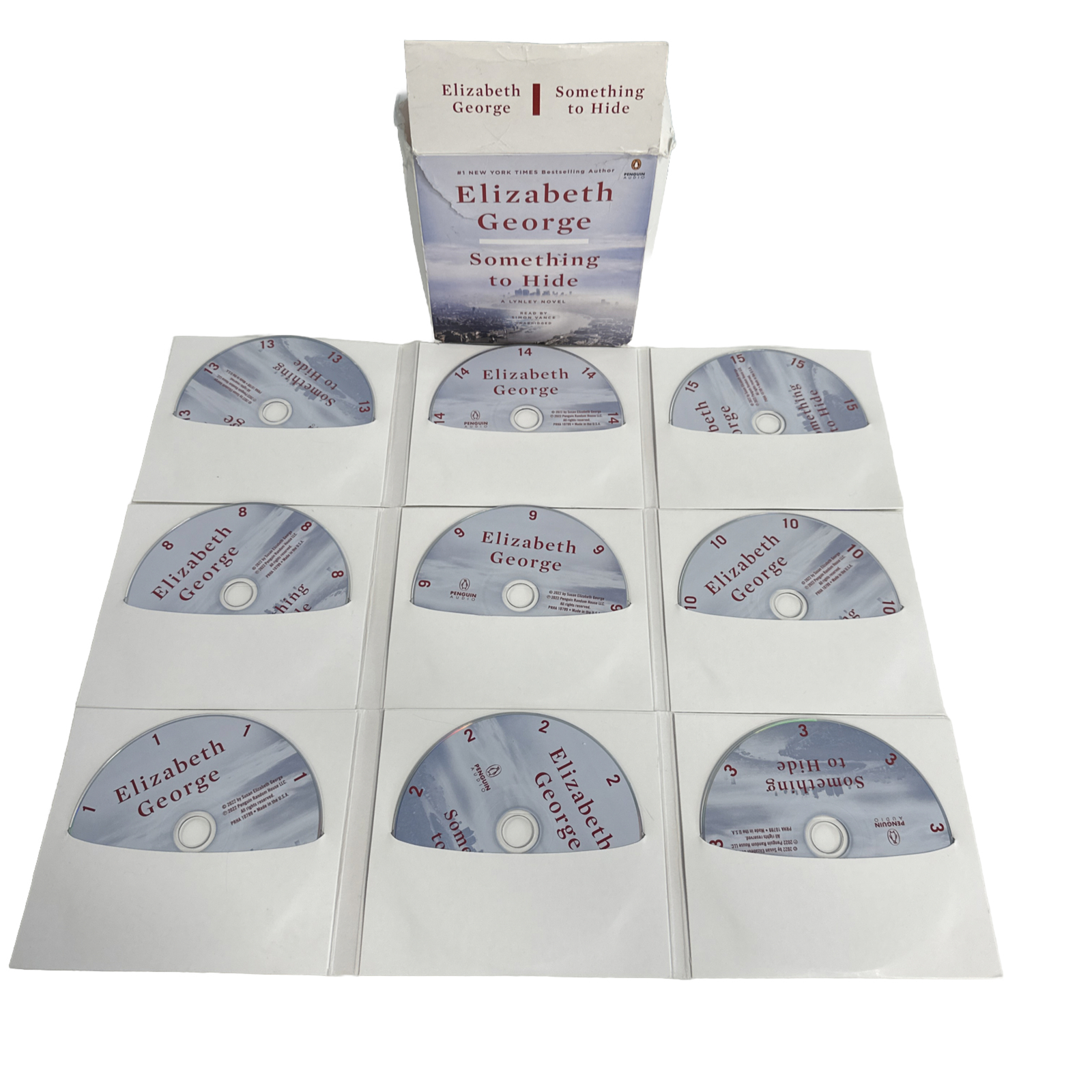 Elizabeth George Something to Hide Audiobook on 18 CD’s 21.5 Hours (Preowned)