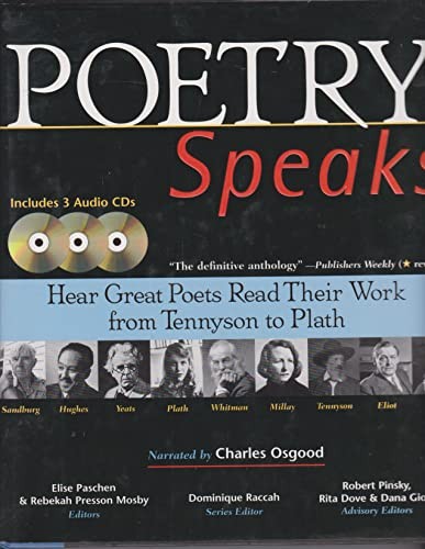 Poetry Speaks: Hear Great Poets Read Their Work from Tennyson to Pla… Hardback
