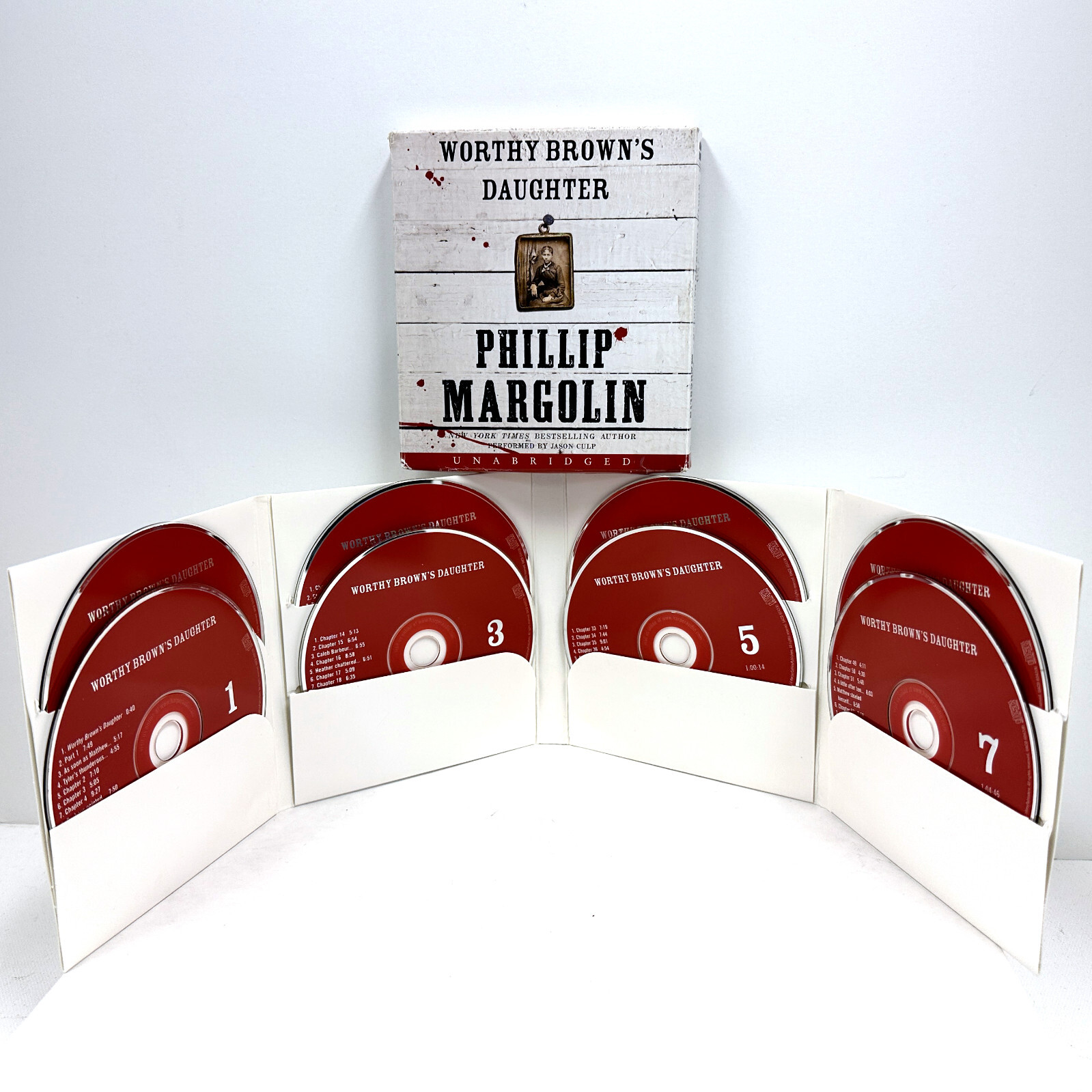 WORTHY BROWN’S DAUGHTER by Phillip Margolin UNABRIDGED on 8 CDs & Not Ex-Library