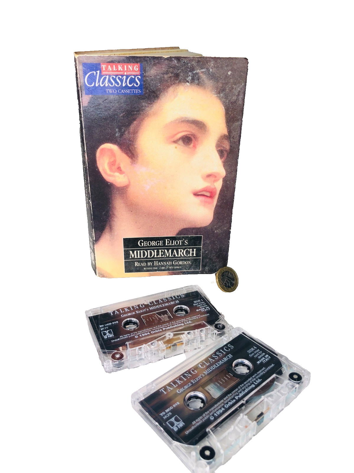 Audiobook Cassette Tape x2 George Elliots Middlemarch Vintage ra