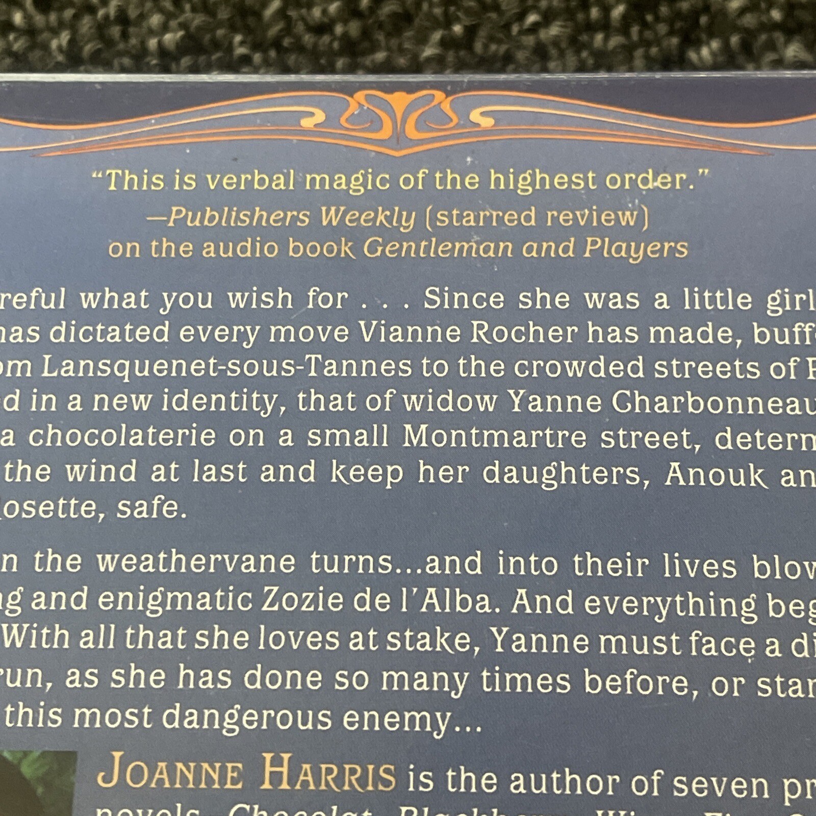 Girl With No Shadow Chocolat Sequel Audiobook 12 Disc Joanne Harris Unabridged