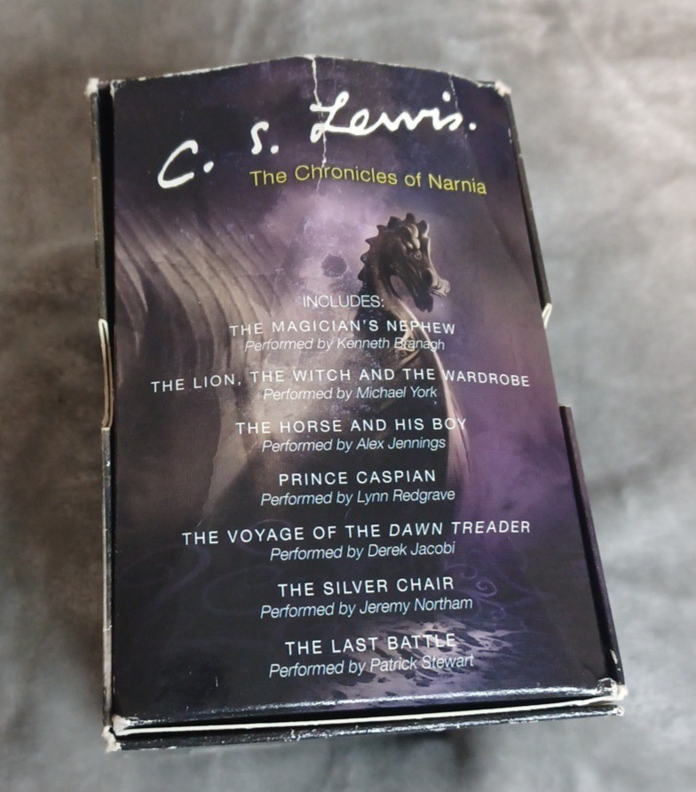 Chronicles of Narnia 31 CD Box Set C. S. Lewis 7 Unabridged Audio Books Complete