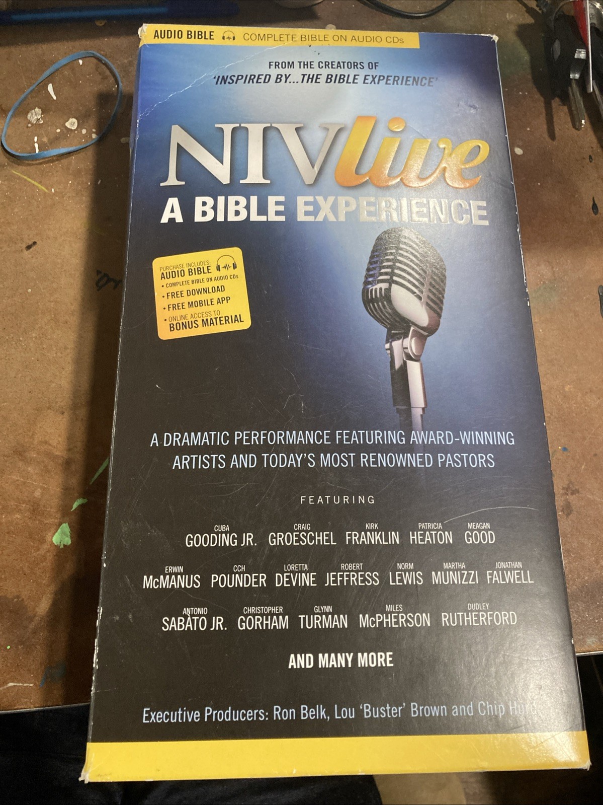 NIV Live — A Bible Experience Complete Audio Book 79 CDs and 1 DVD In Case. NEW!