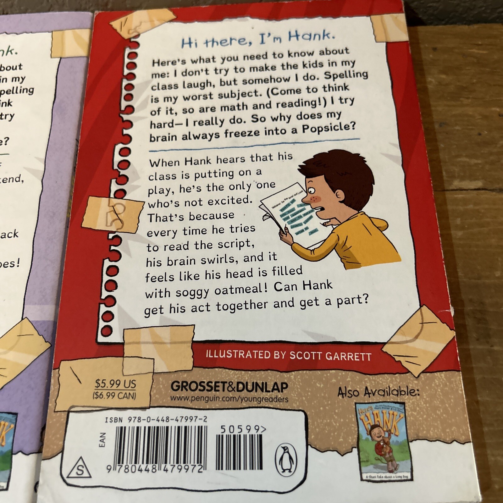 Lot 3 Here’s Hank Books Bookmarks Are People Too! #1 #3 #7 Stop That Frog More
