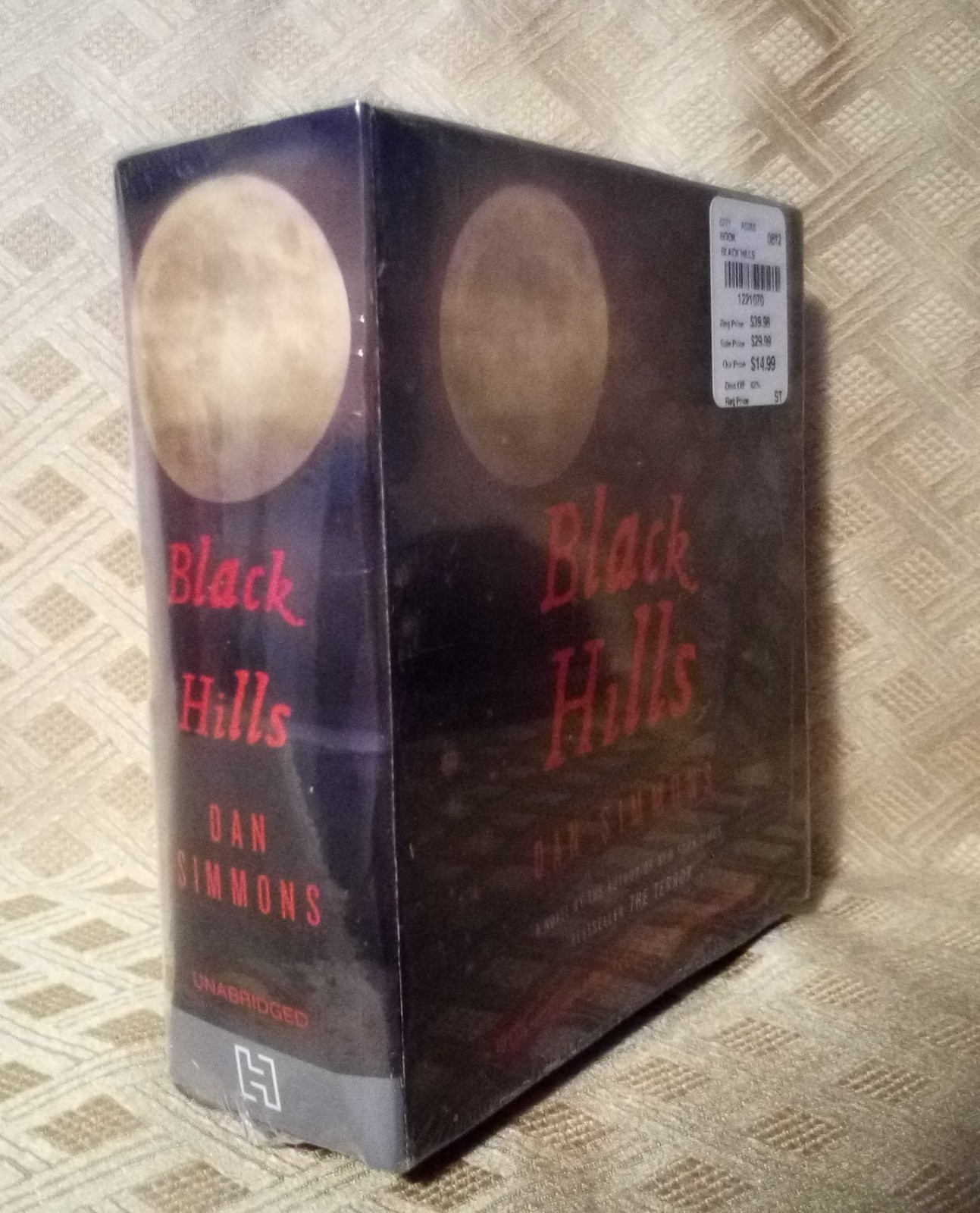 (CQBA) «BLACK HILLS» by DAN SIMMONS / AUDIO BOOK / SEALED / 18 CD’S / NOVEL