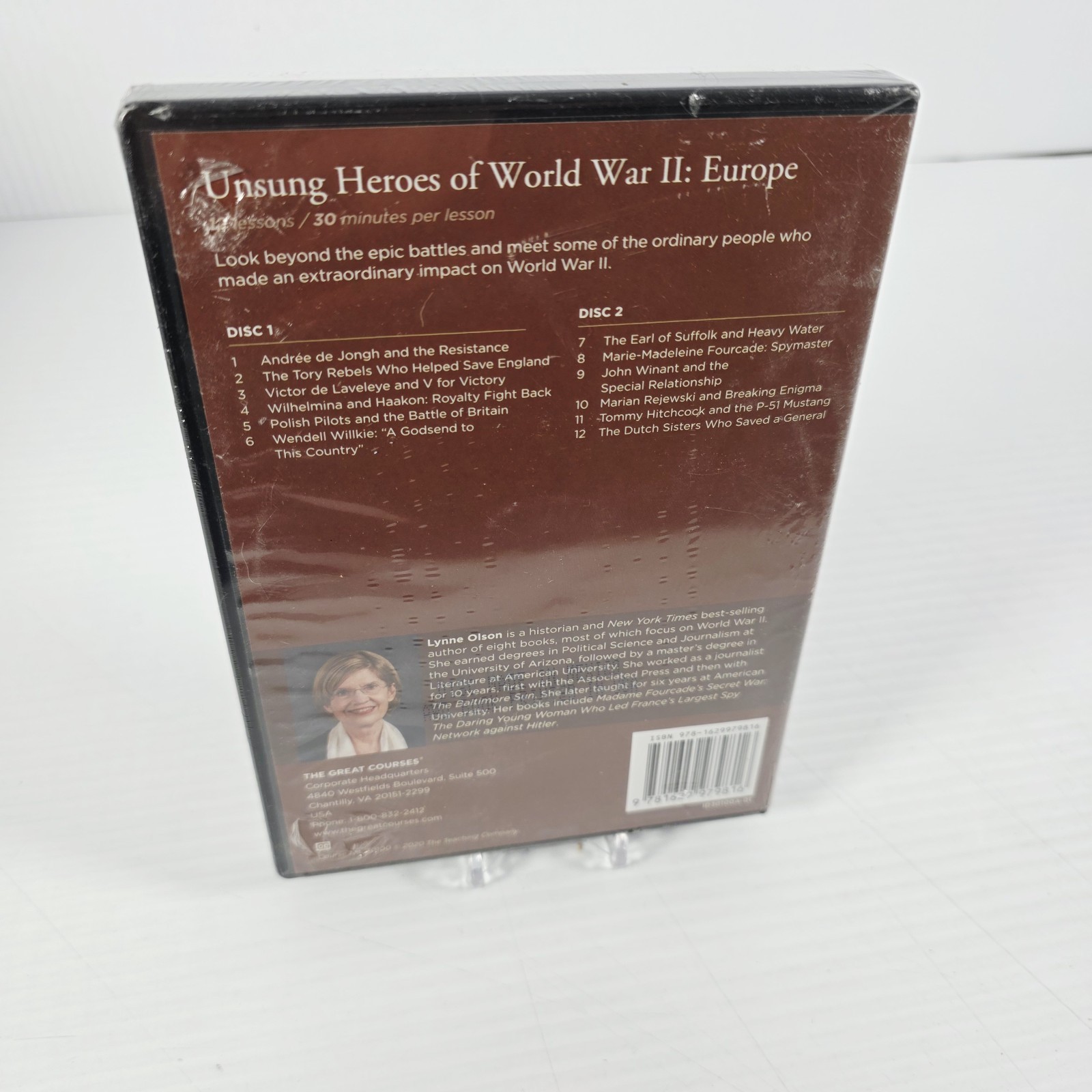 Great Courses: Unsung Heroes of World War II (2 DVD Set & Guidebook) NEW Sealed