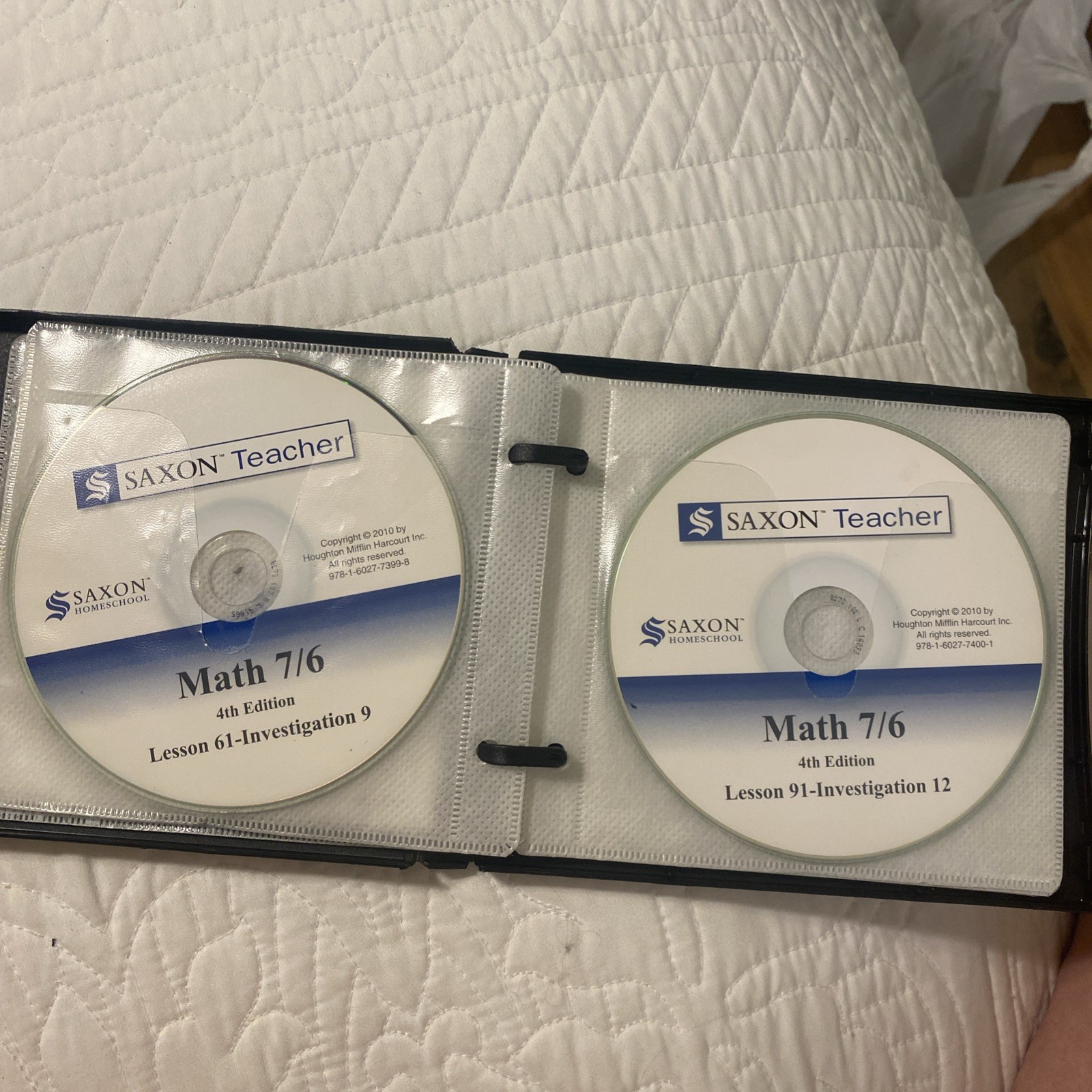 Saxon Math 76 Teacher CD-ROM by Saxpub and C. D. -Rom (2009, Compact Disc)