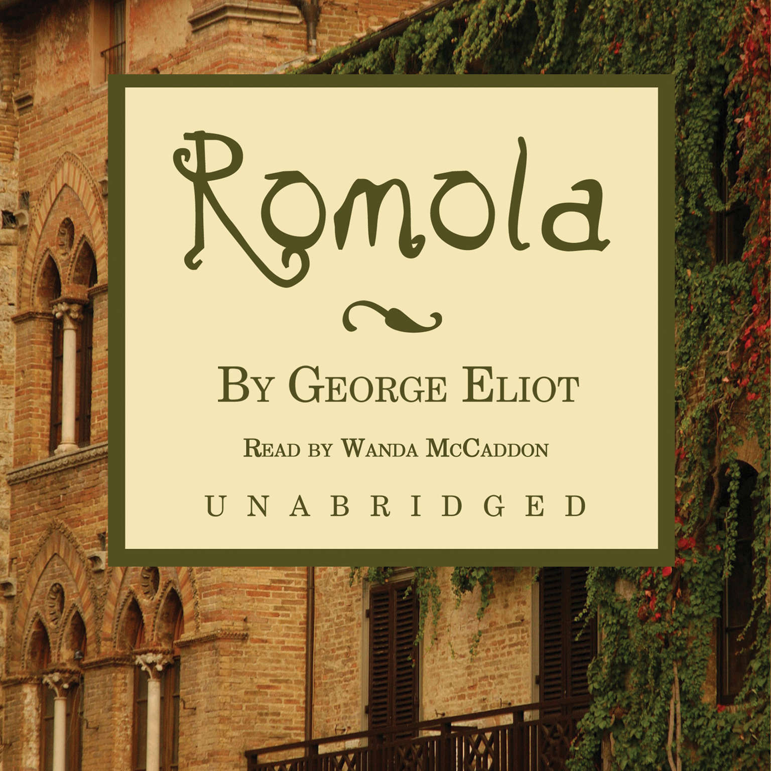 Romola by George Eliot 2013 Unabridged CD 9781470888473