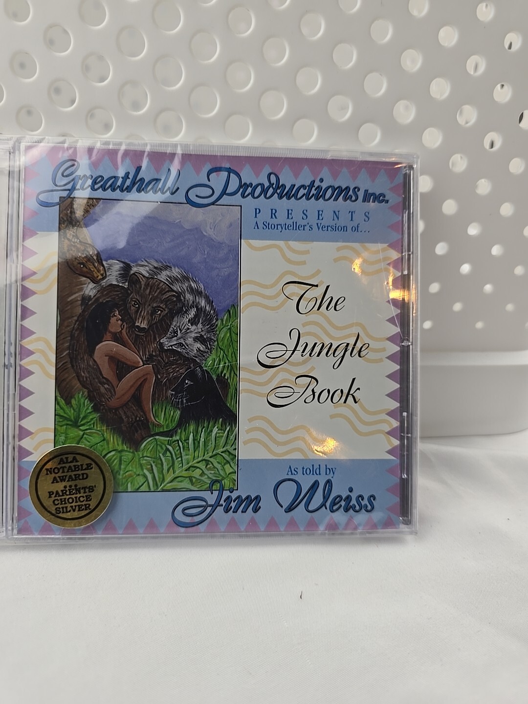 A Storyteller’s Version -The Jungle Book As Told by Jim Weiss (1994, CD) New