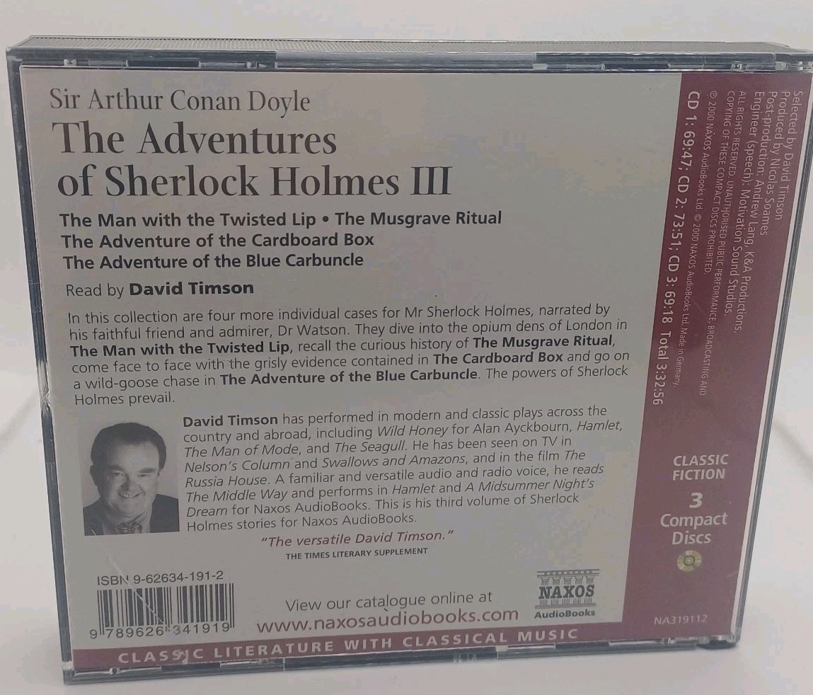 31 x CD BBC Radio Sherlock Holmes 4 Novels, Collected Adventures, Further Adven