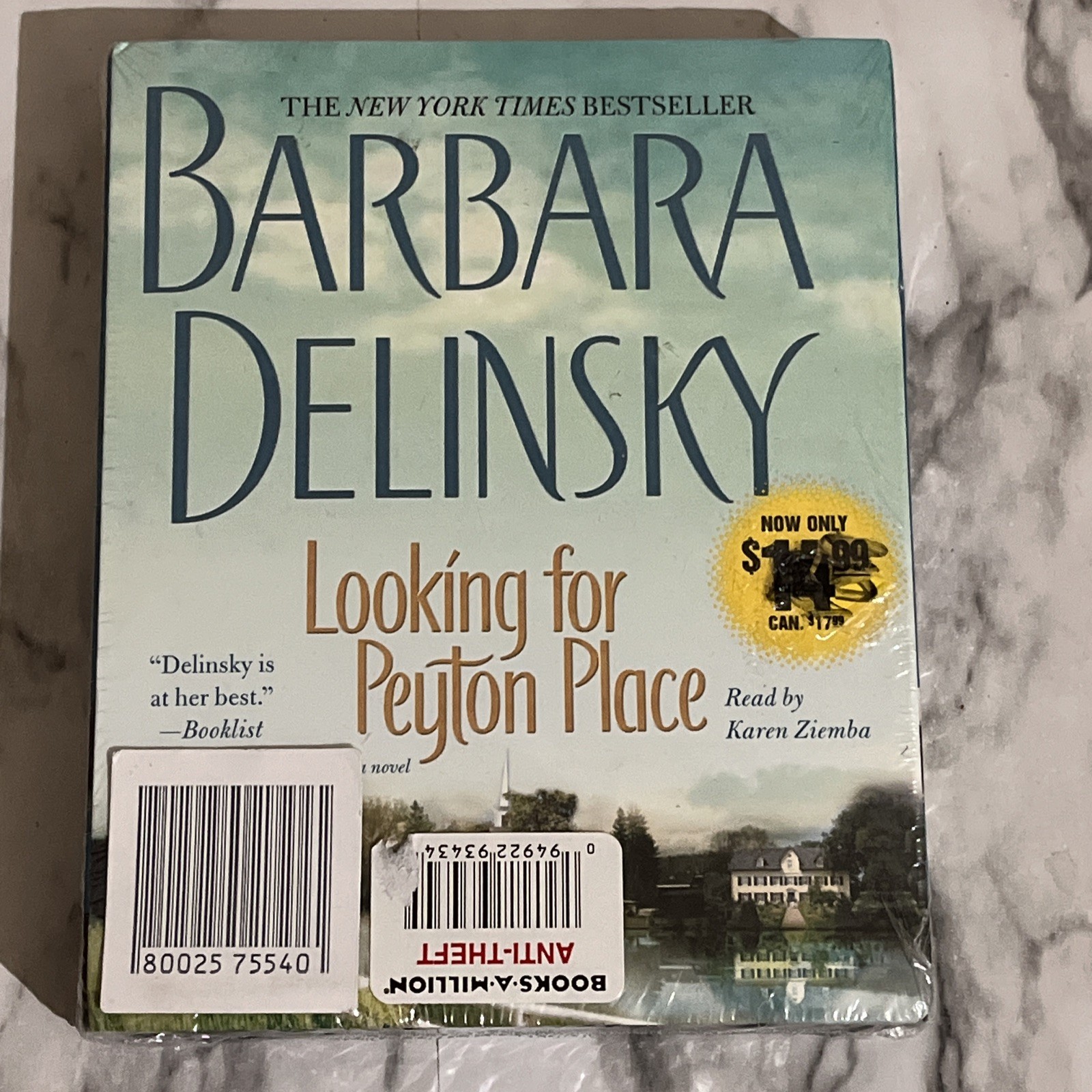 LOOKING FOR PEYTON PLACE 4-DISC CD AUDIOBOOK BY BARBARA DELINSKY, KAREN ZIEMBA
