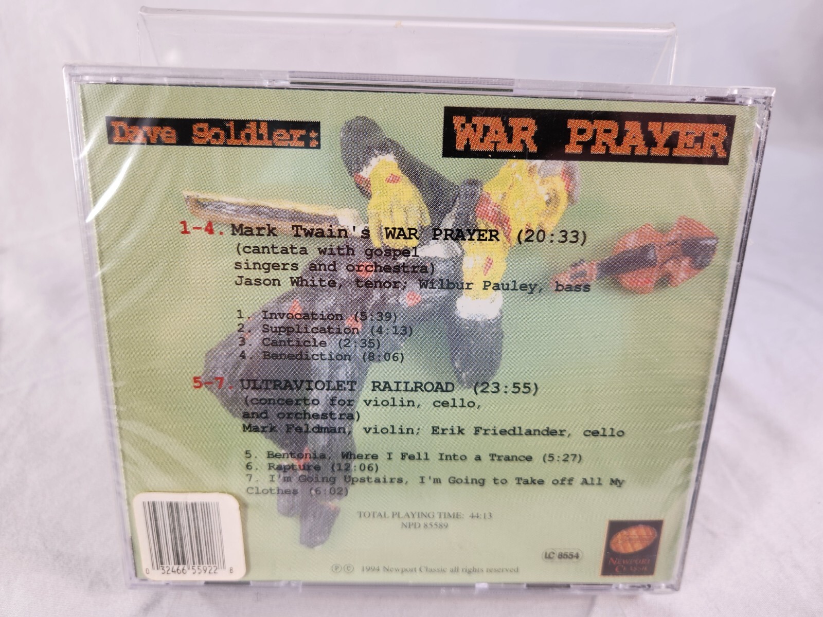 Dave Soldier — War Prayer Manhattan Chamber Orchestra -Spoken Word Musical Audio