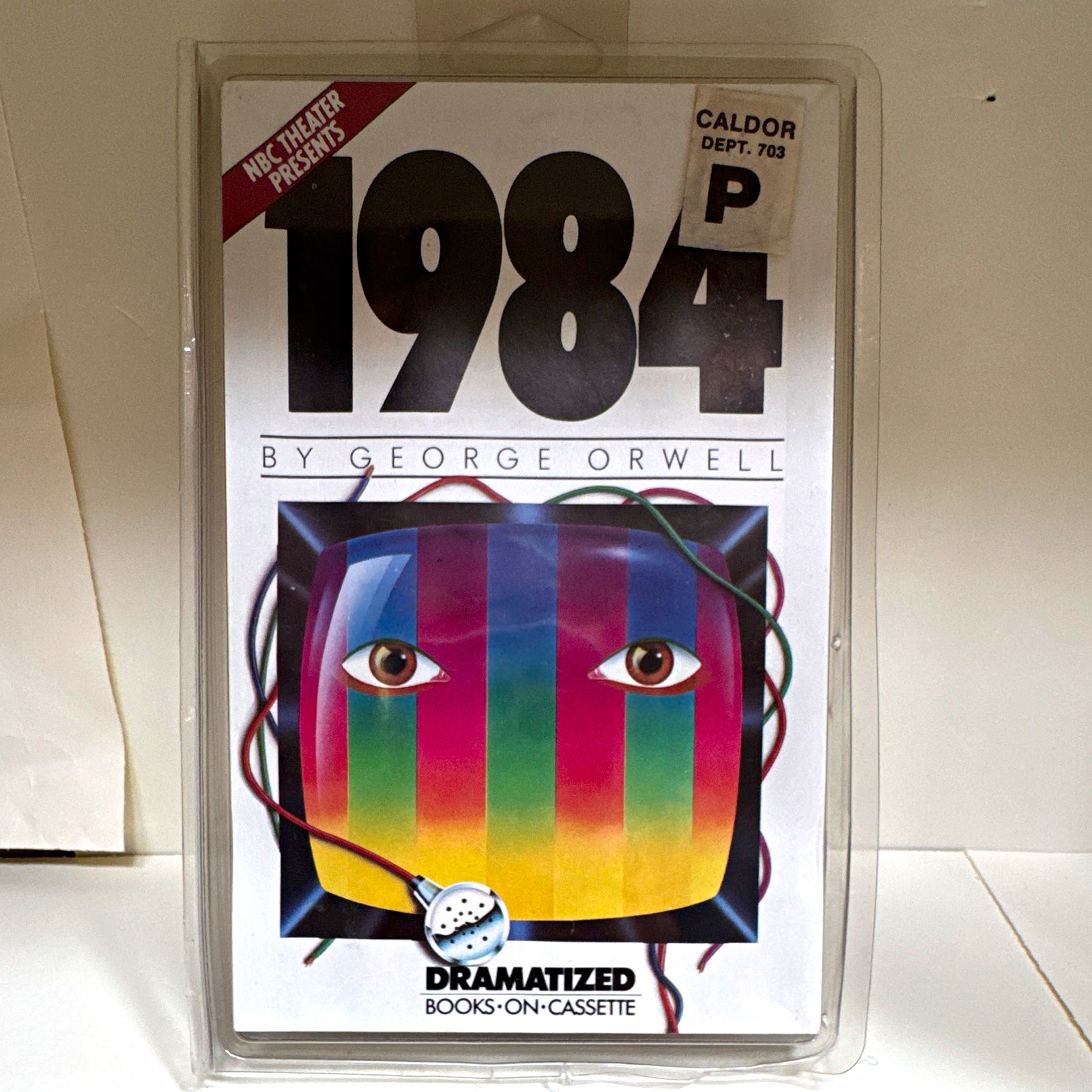 1984 by George Orwell Dramatized NBC Theater Book on Cassette, David Niven