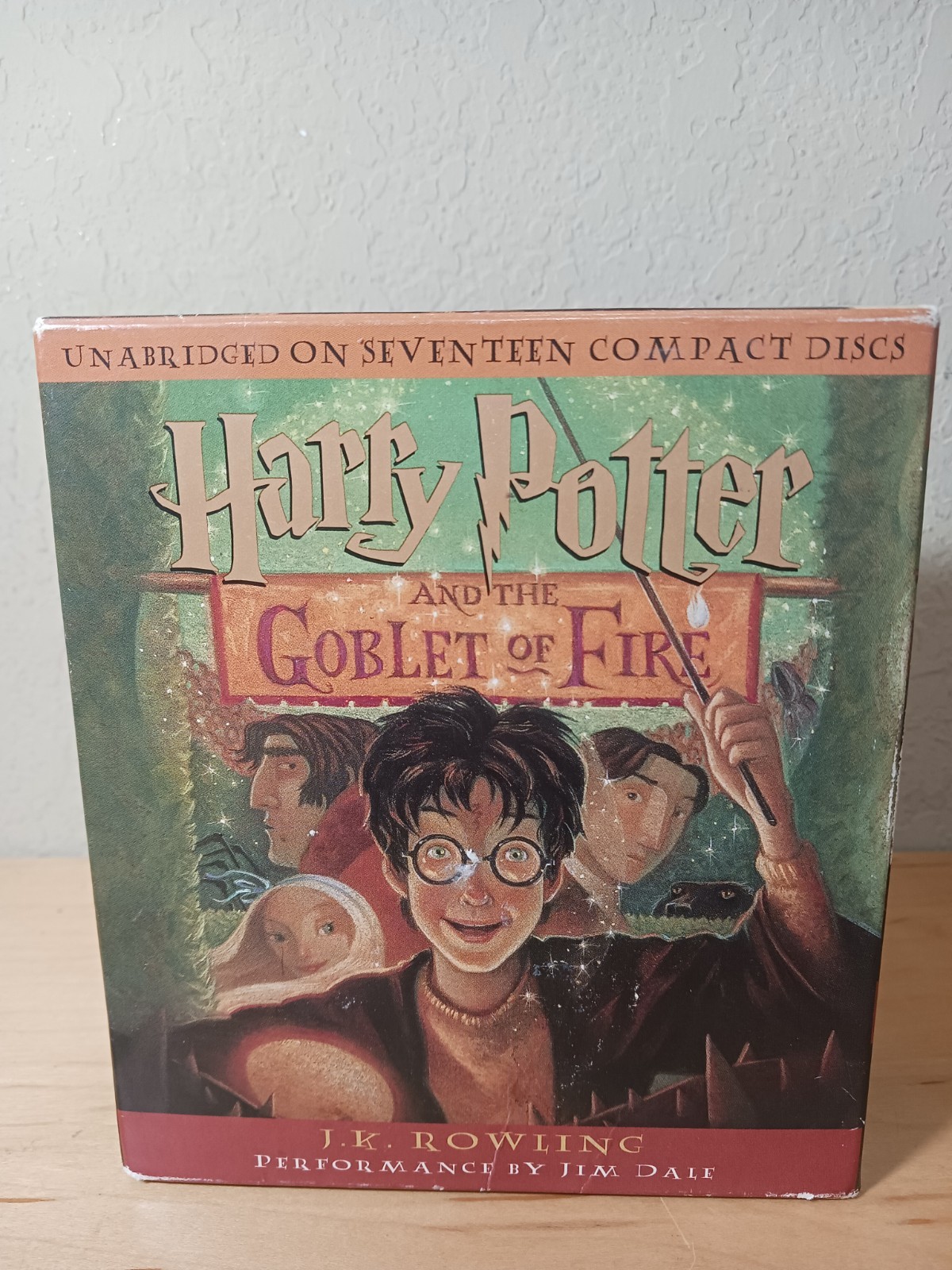 Harry Potter and the Goblet of Fire Year 4 Unabridged Audiobook 17 Discs OPENBOX