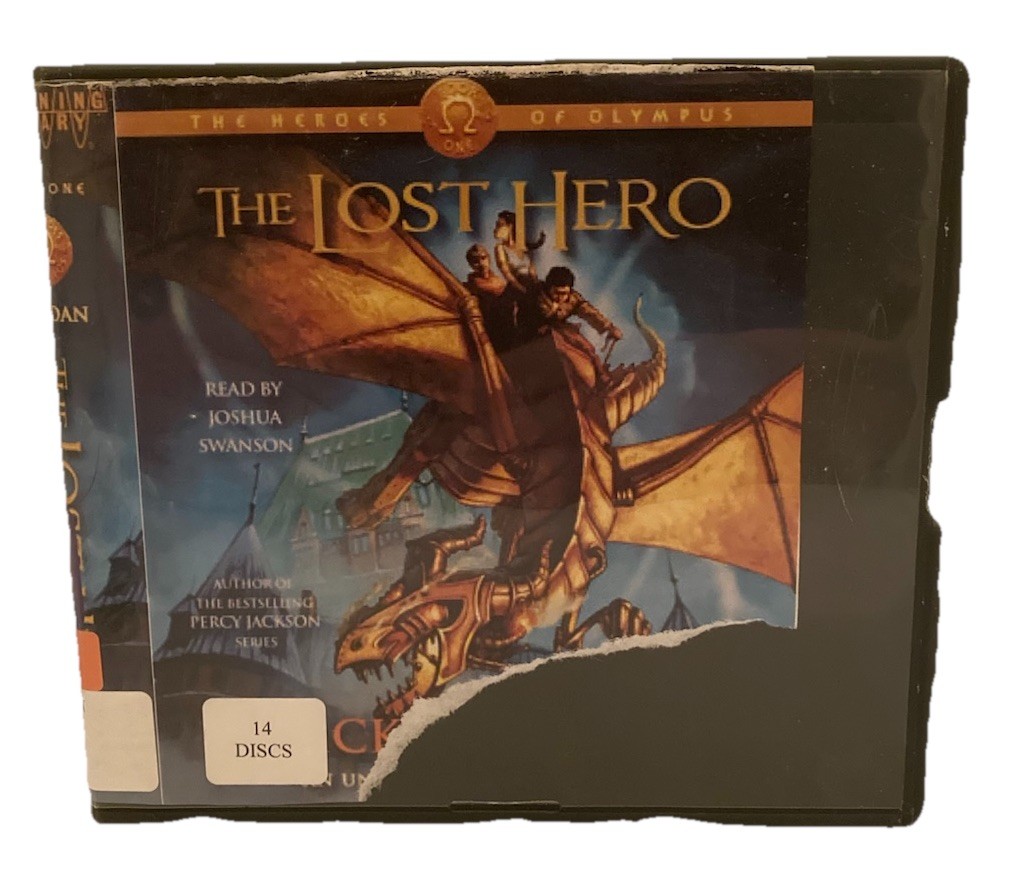 The Lost Hero by Rick Riordan (Audiobook 2010) Ex-Library Copy — GOOD