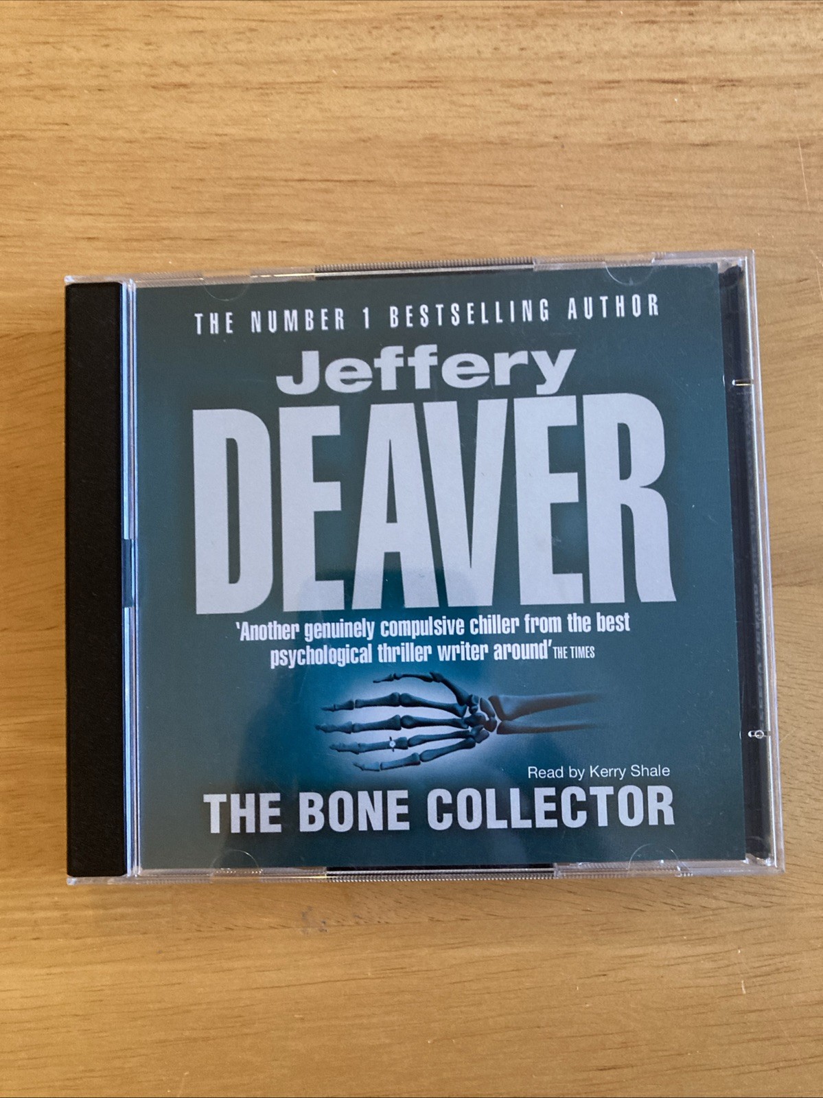 Jeffrey Deaver: The Bone Collector- Audiobook on 2CD’s — Very Good Condition.