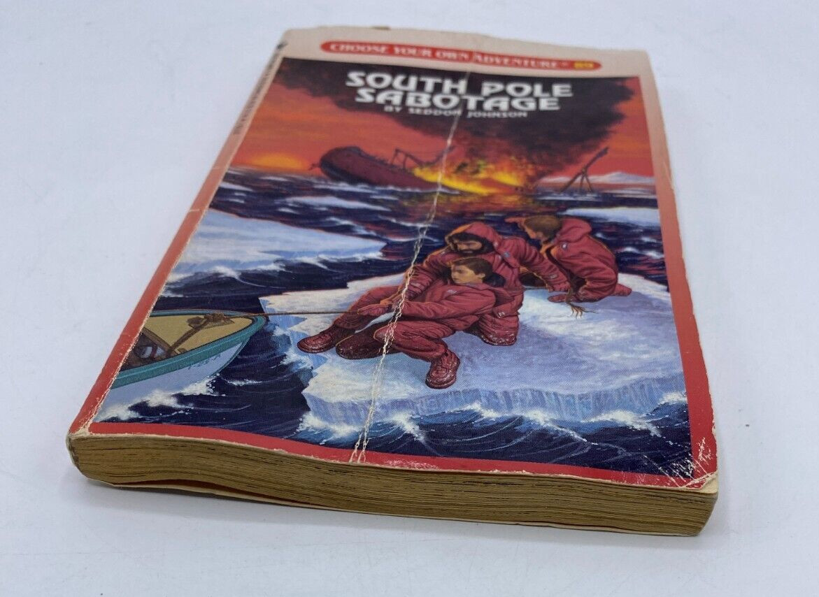 South Pole Sabotage Choose Your Own Adventure CYOA Book No 89 Seddon Johnson