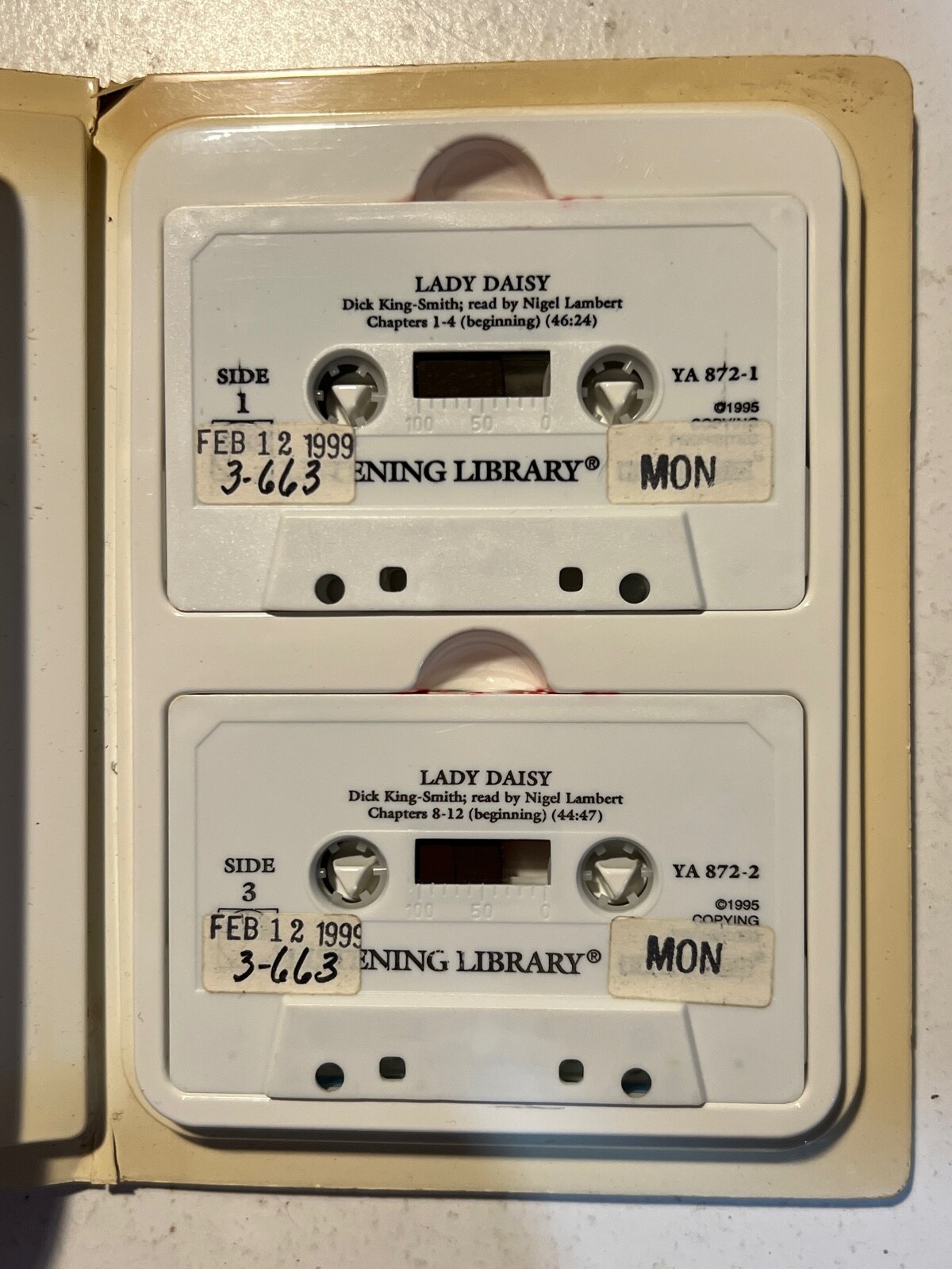 Lady Daisy by Dick King-Smith (Audio Cassette ex-library 1995 )