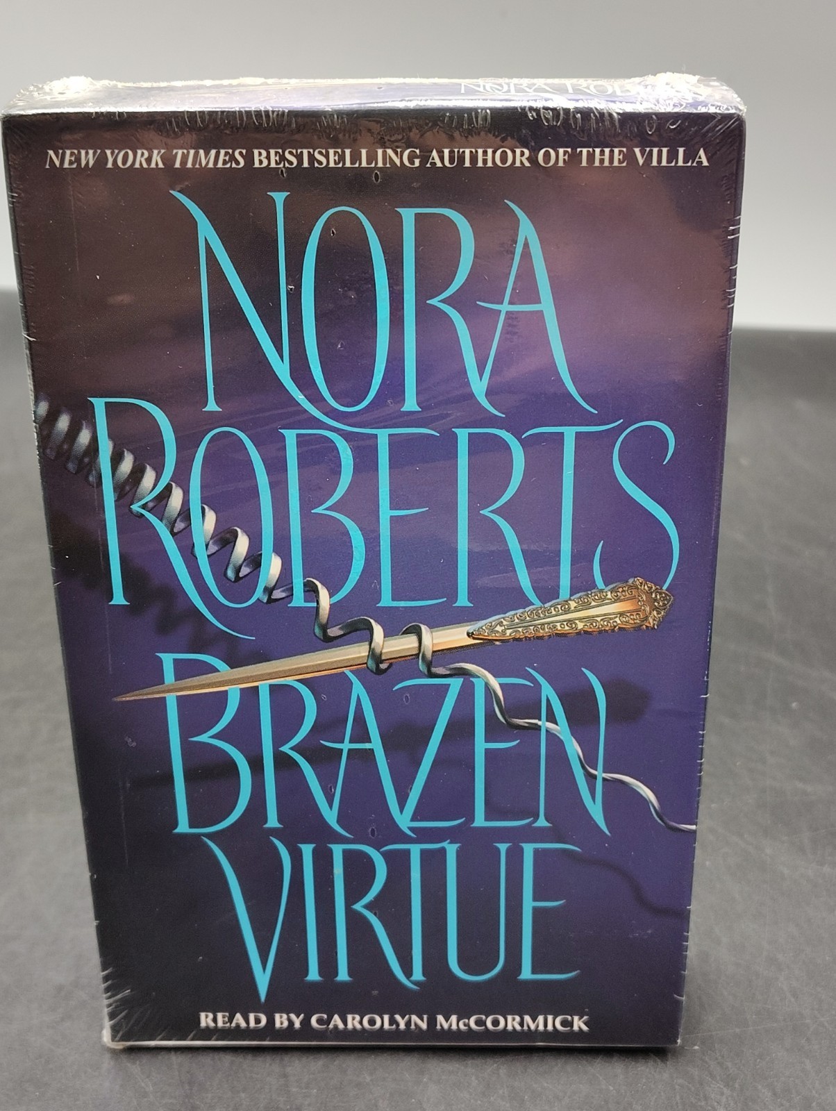 Nora Roberts Brazen Virtue Bantam Audio Book 3 Cassette Tape Set New Sealed