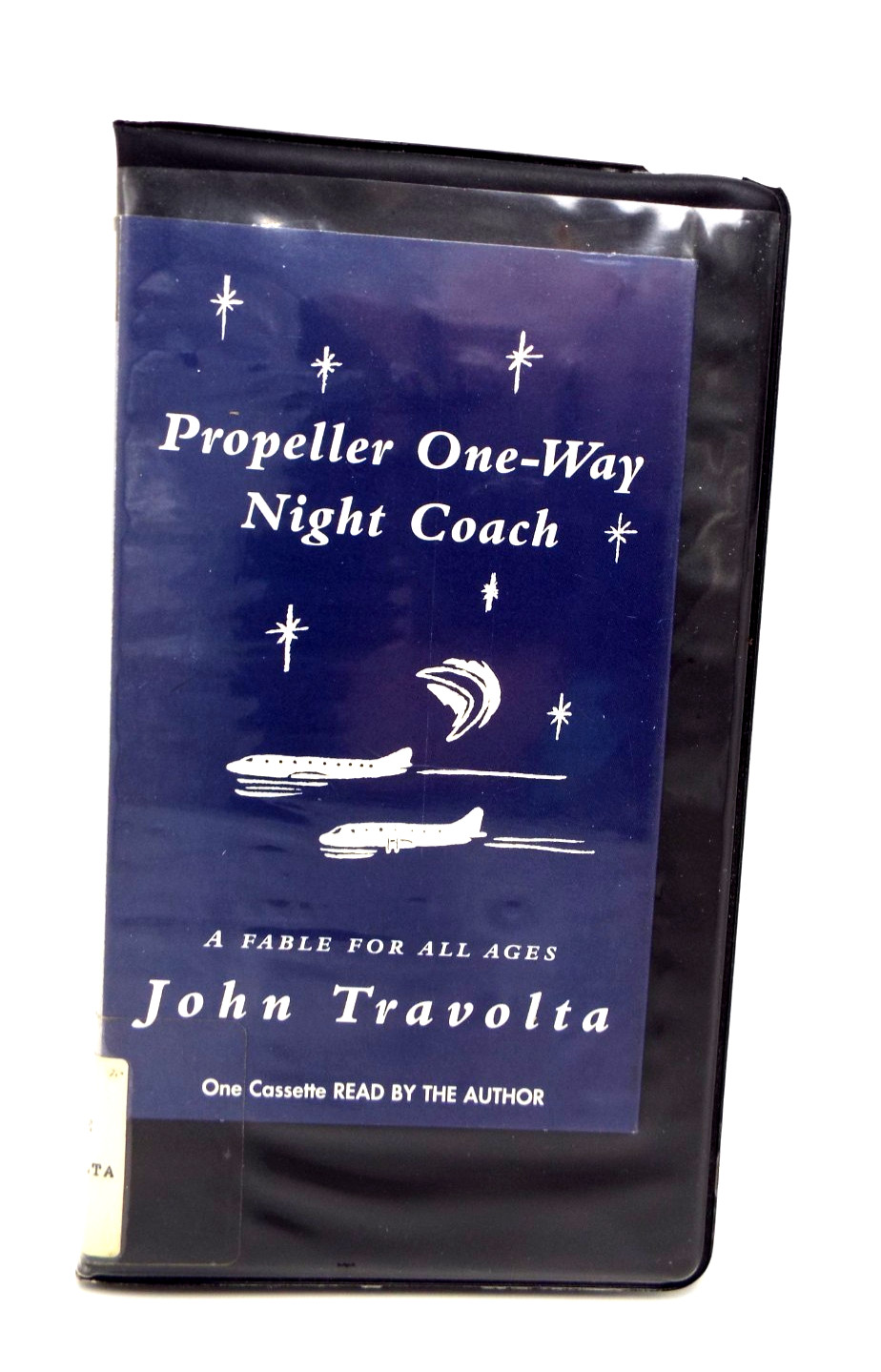 Propeller One-Way Night Coach A Fable by John Travolta ~ Audio Book Cassette