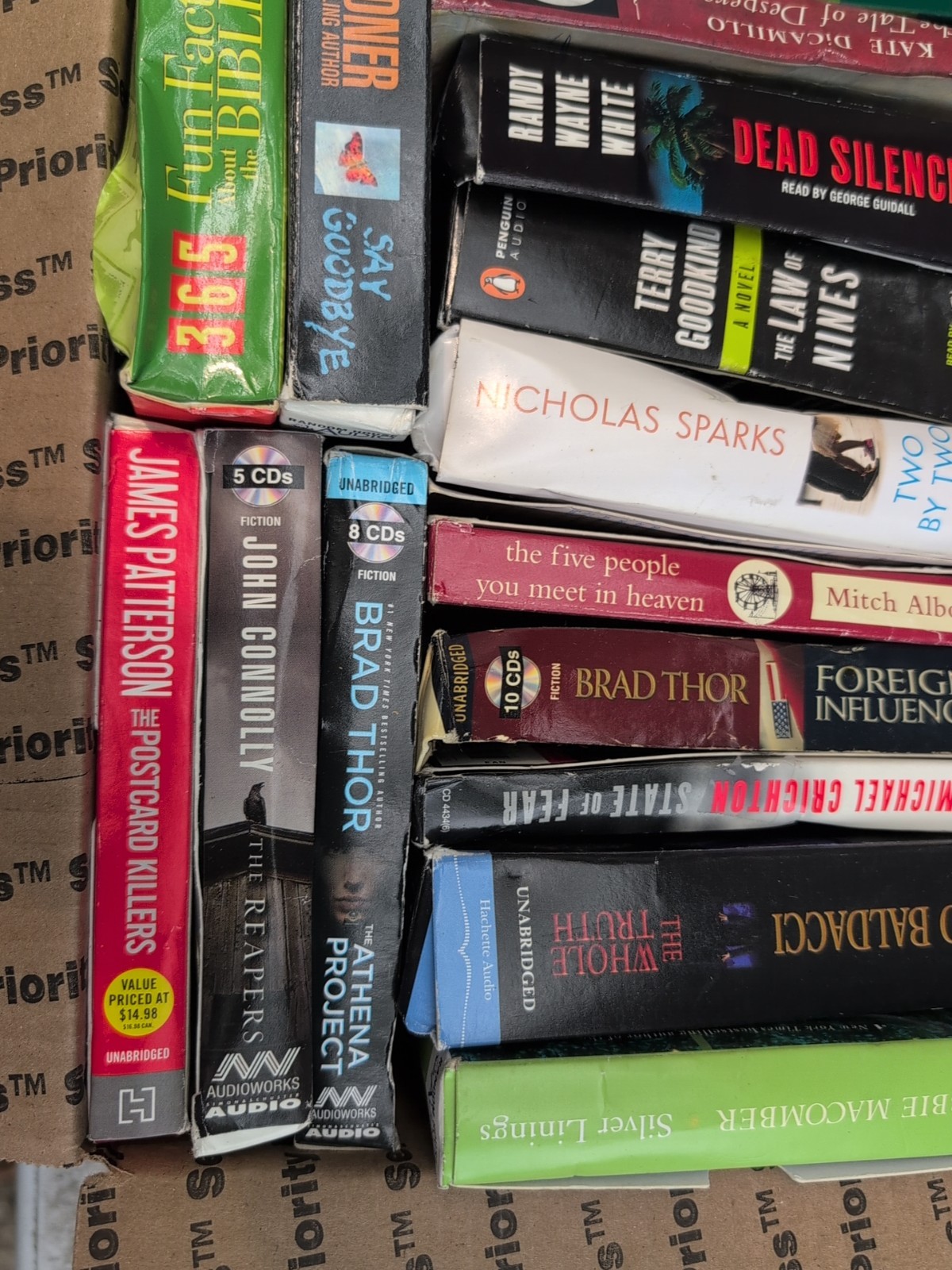 Mixed Lot of 15 Audio Books on CD Thriller Mystery Drama Suspense +More T6#217