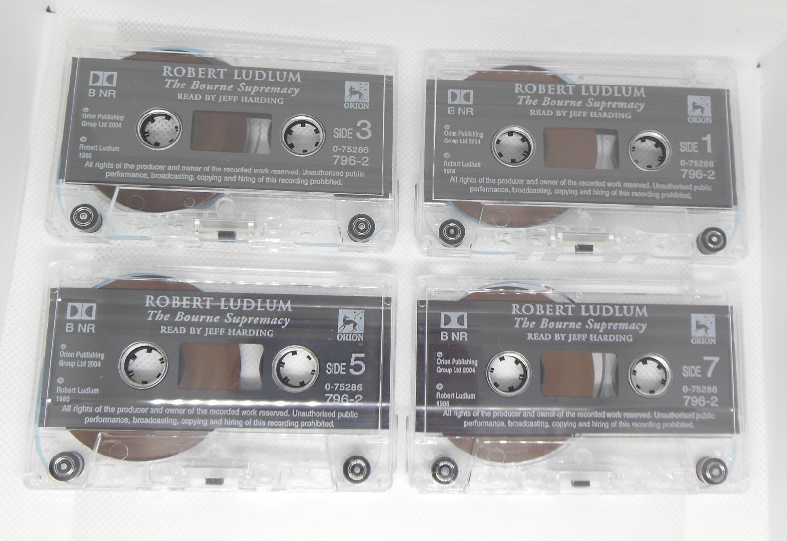 Robert Ludlum Audio Cassette Bundle The Altman Code and The Bourne Supremacy