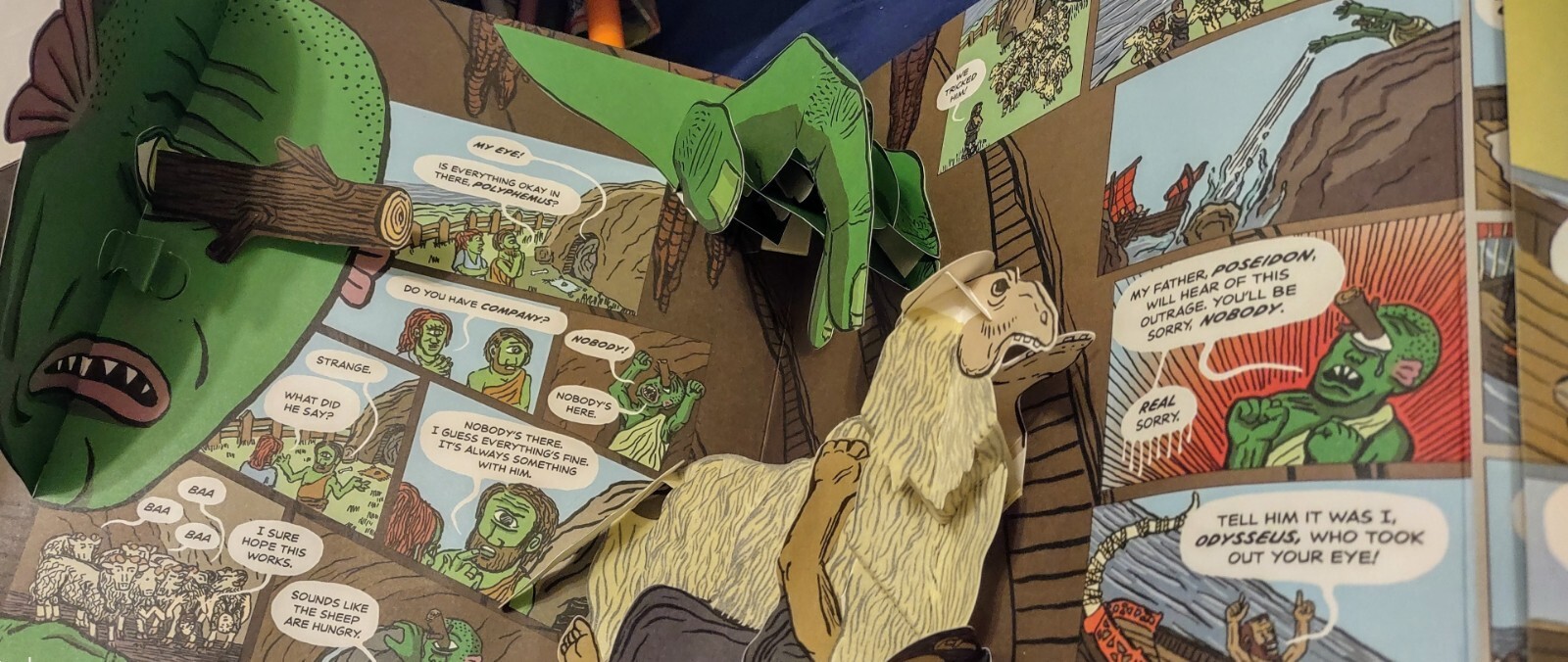 THE ODYSSEY: A POP-UP BOOK By Sam Ita FIRST EDITION 2011 *RARE!