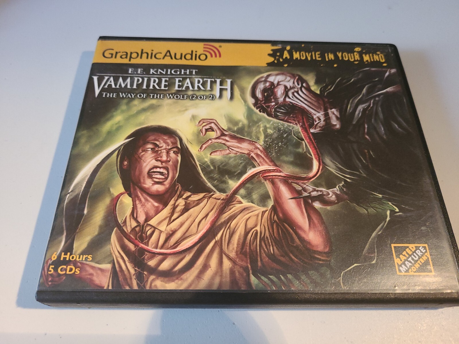 Vampire Earth Book 1 Part 2 The Way Of The Wolf Graphic Audio Book CD E.E Knight