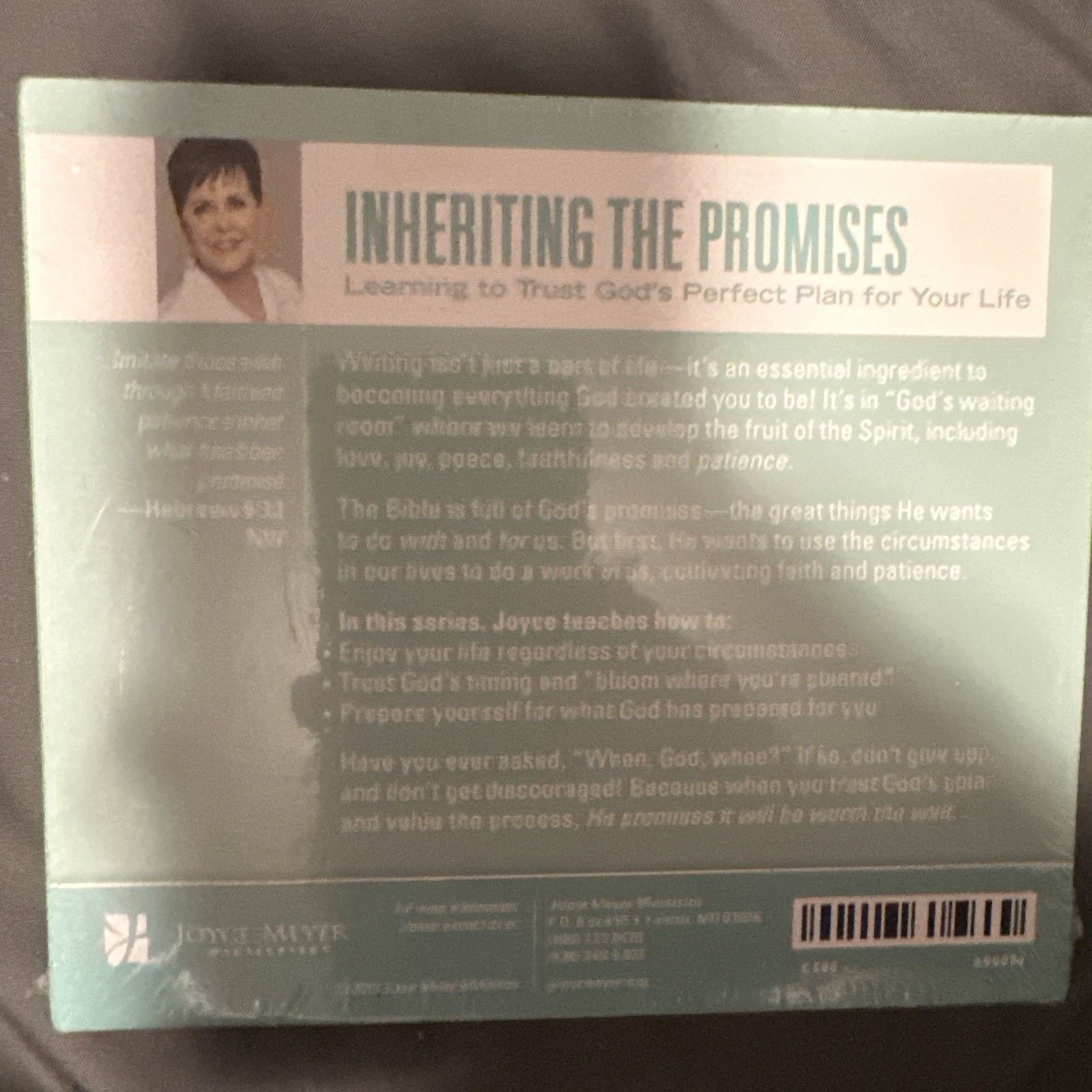 Inheriting the Promises Joyce Meyer New 2 CD set