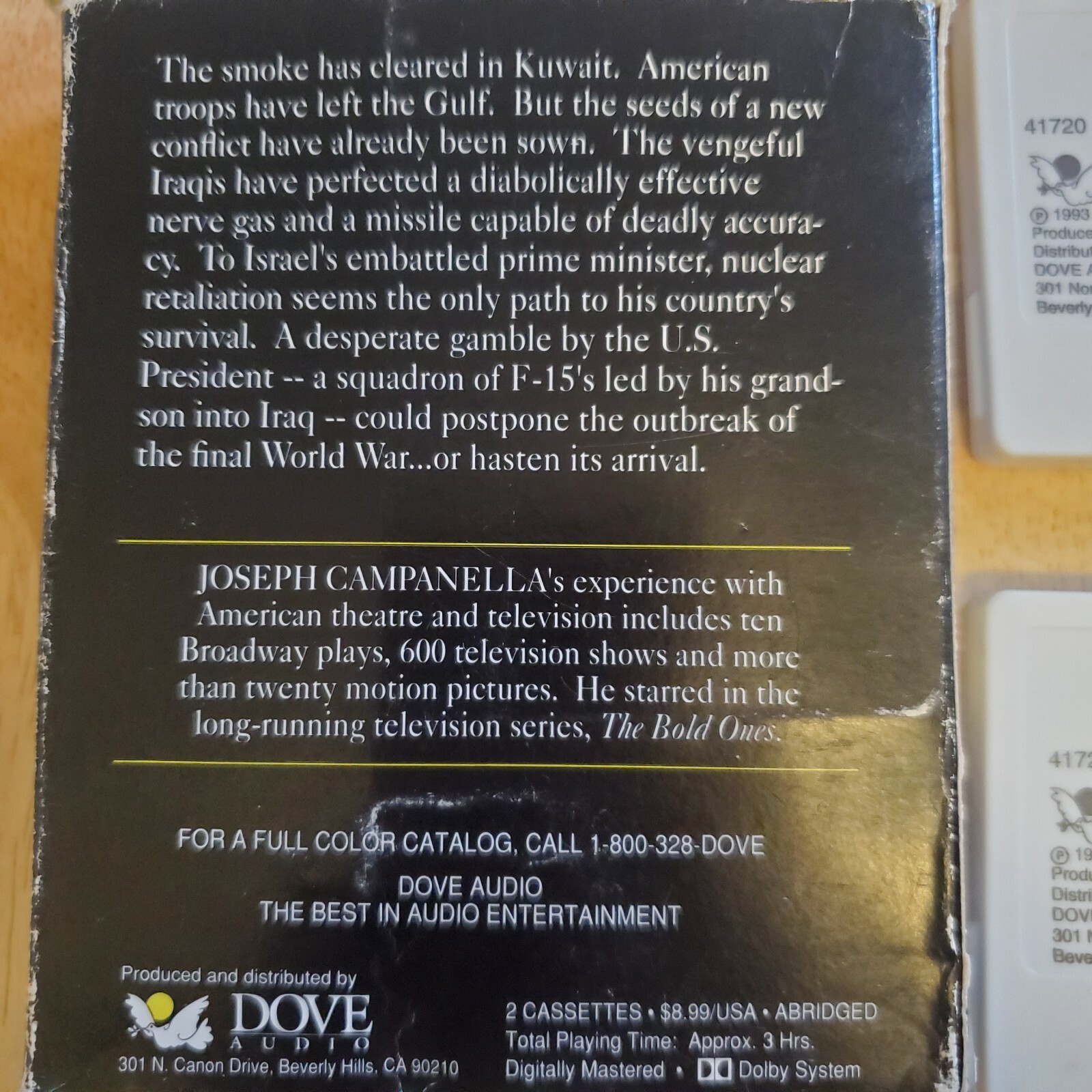 Firebreak A Novel By Richard Herman Jr. Book On Cassette 1993 DOVE AUDIO 41720
