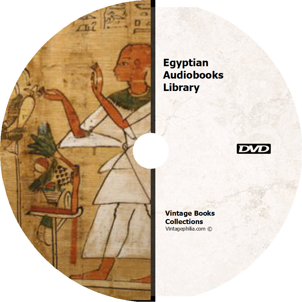 * EGYPT EGYPTIAN BOOKS COLLECTION * 15 AUDIOBOOKS on DVD MP3 FORMAT *