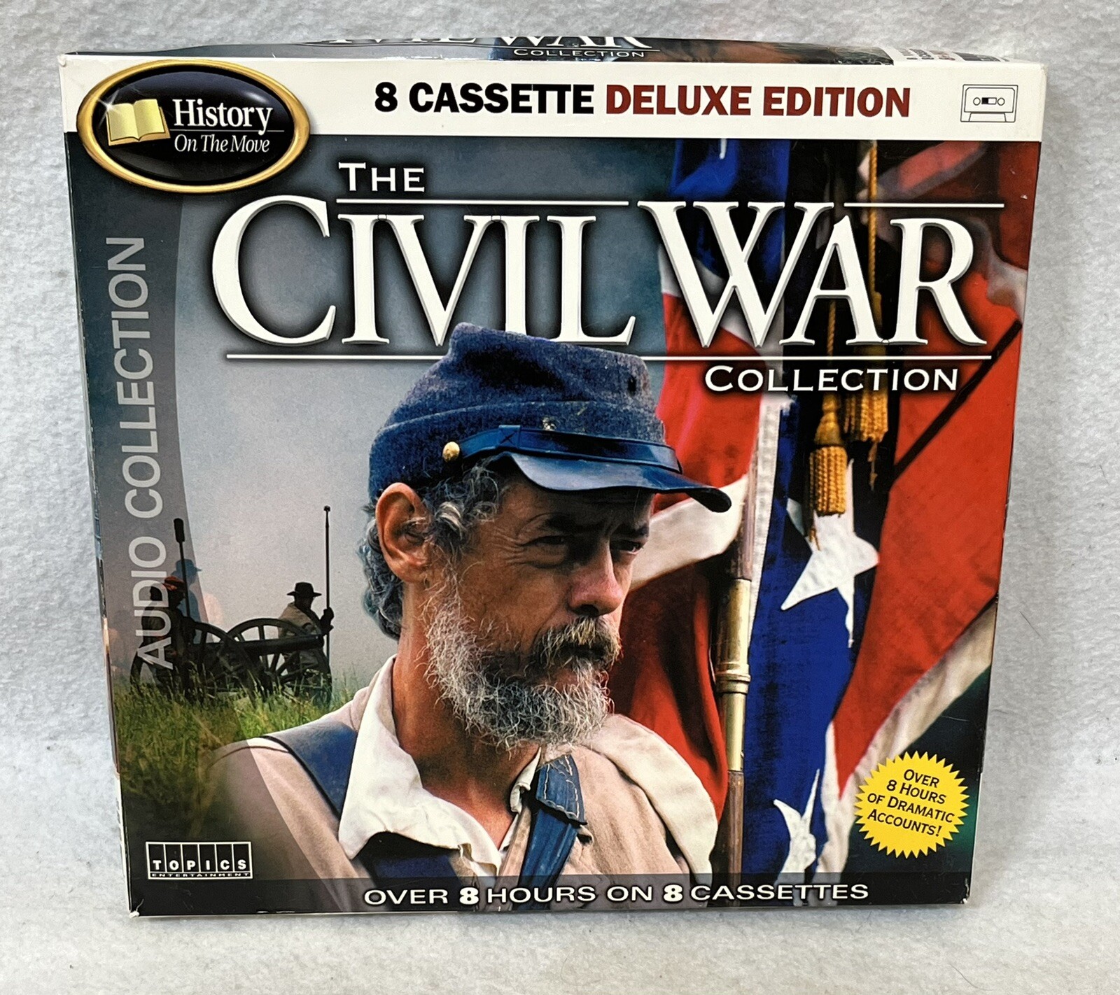 The Civil War Audiobook Collection Deluxe Edition Audio 8 Cassettes 2002 EUC