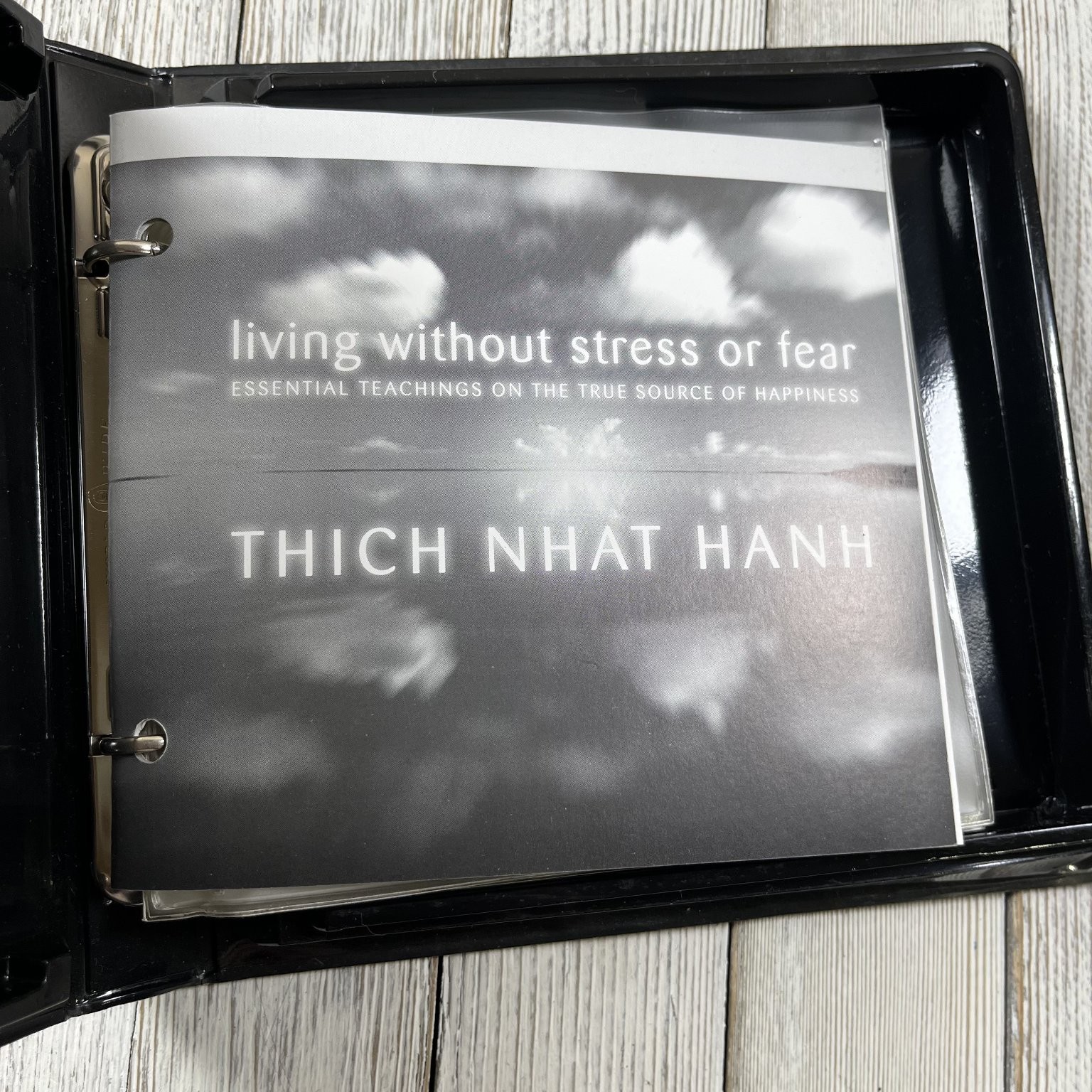 Living Without Stress or Fear by Thich Nhat Hanh Audiobook CDs Sounds True 6