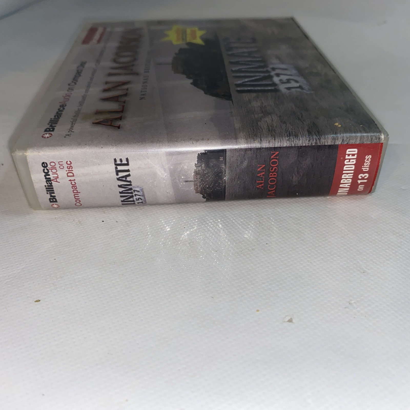 GOOD Audiobook CD Inmate 1577 Alan Jacobson Karen Vail Series Unabridged