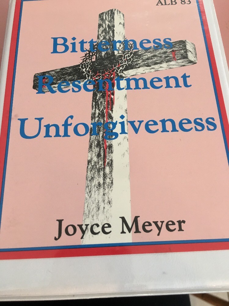 bitterness resentment unforgiveness joyce meyer audio cassette