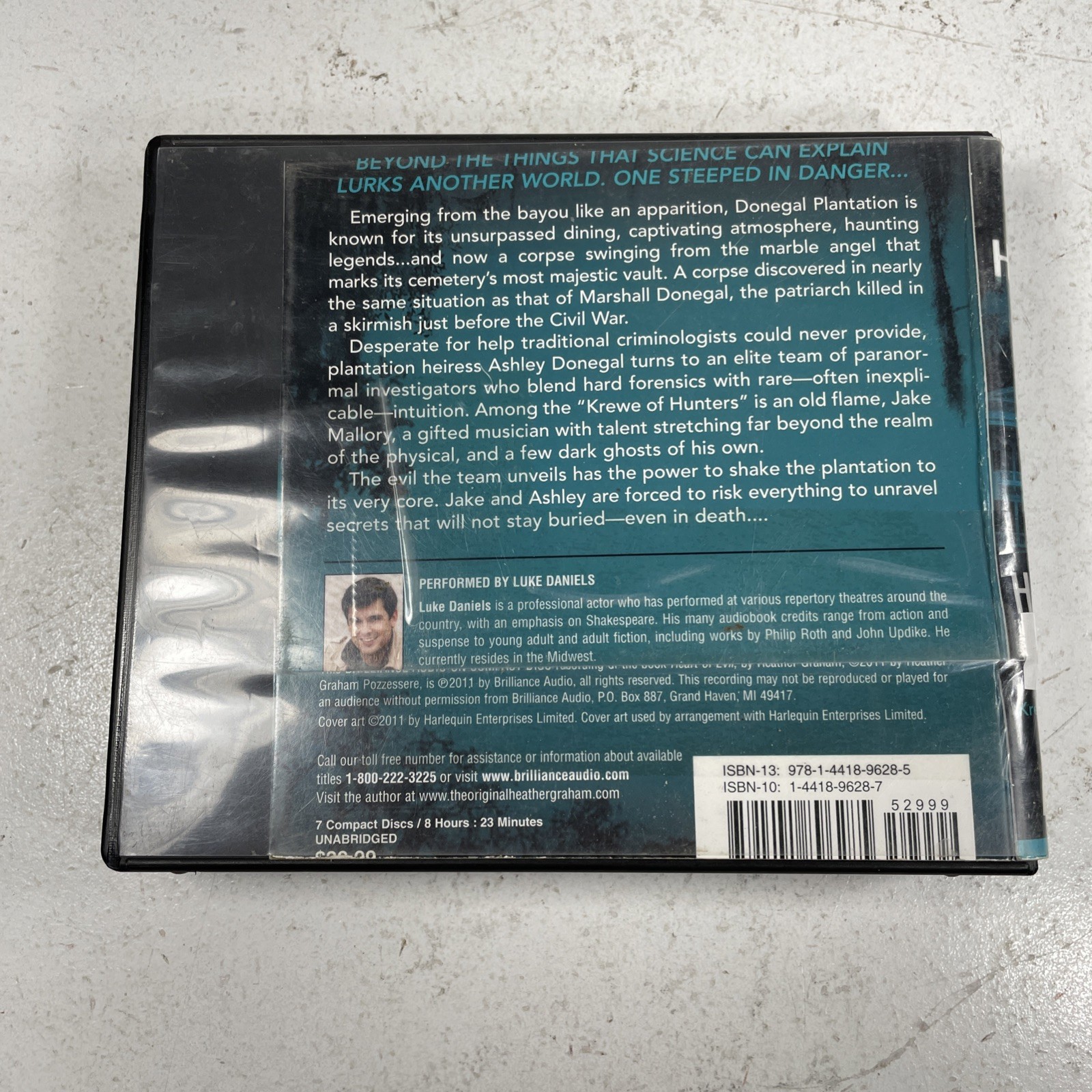 HEART OF EVIL HEATHER GRAHAM Audiobook 7 Discs