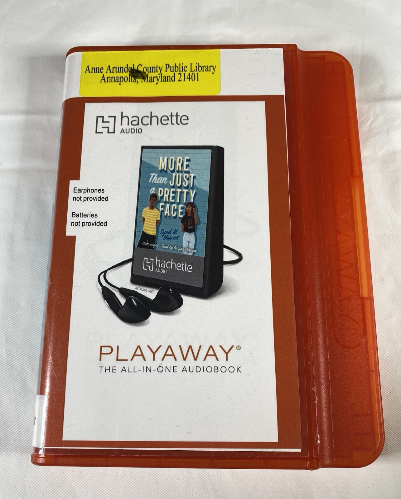 More Than Just A Pretty Face Syed M Masood Playaway Audiobook Ex Library